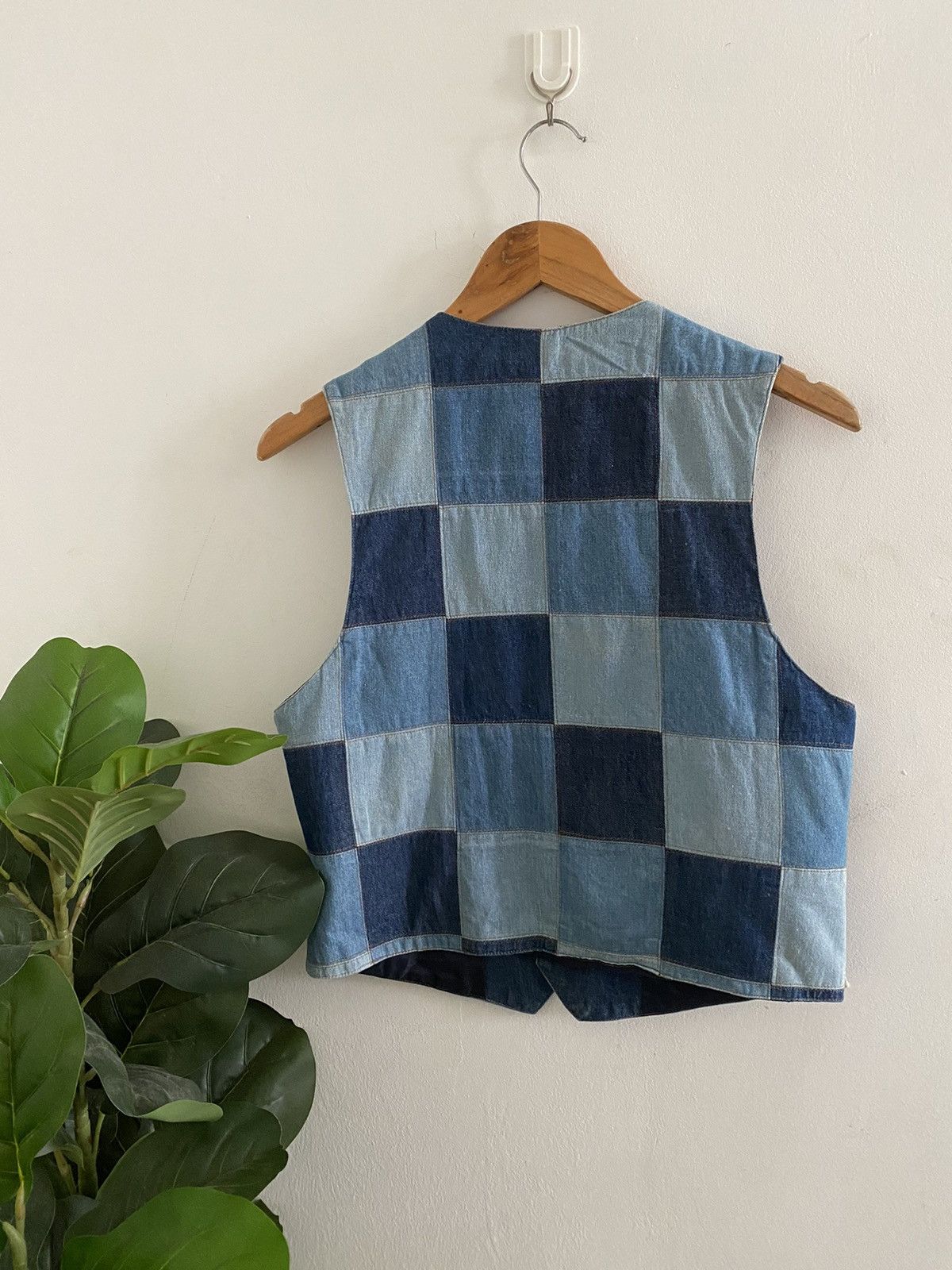 Indigo × Japanese Brand × Kapital Kountry Vintage A.T.L.D Patchwork Denim Vest Indigo nice design Size US M / EU 48-50 / 2 - 6 Thumbnail