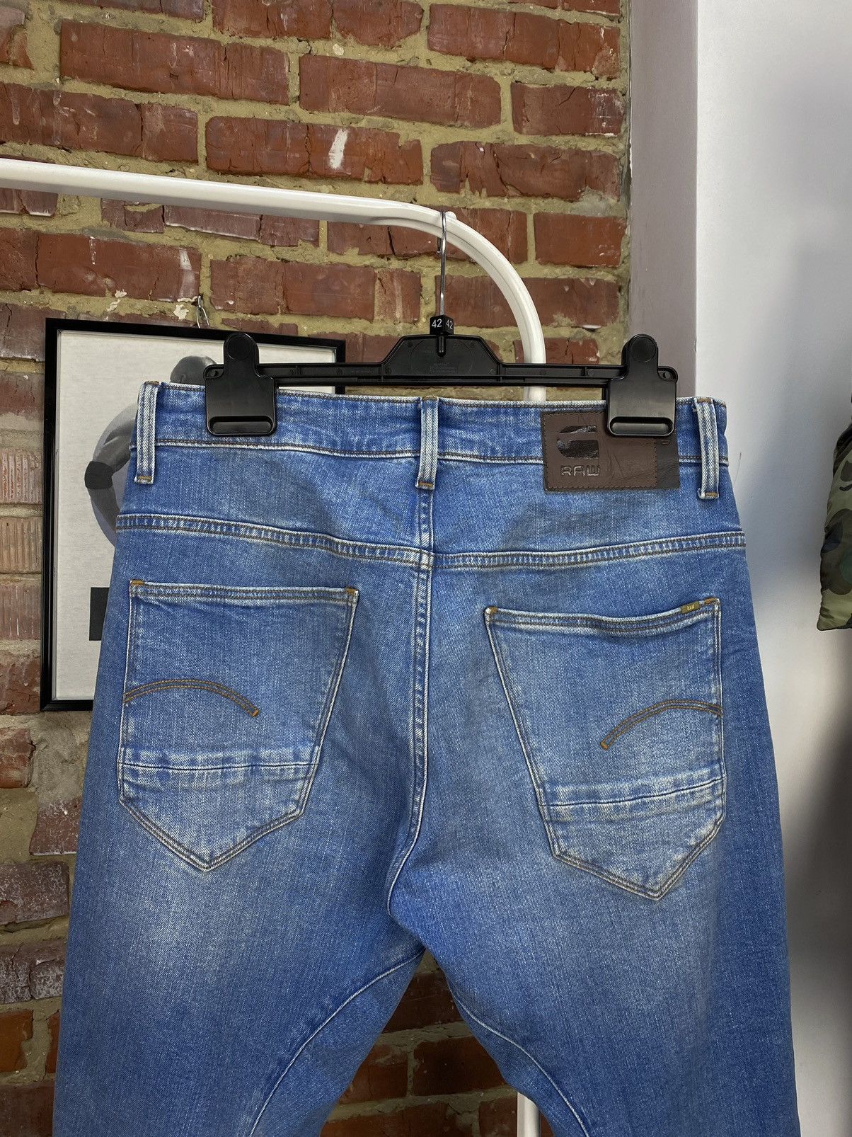 G-Star G-Star Raw Arc 3D Slim Blue Jeans Size US 31 - 14 Thumbnail