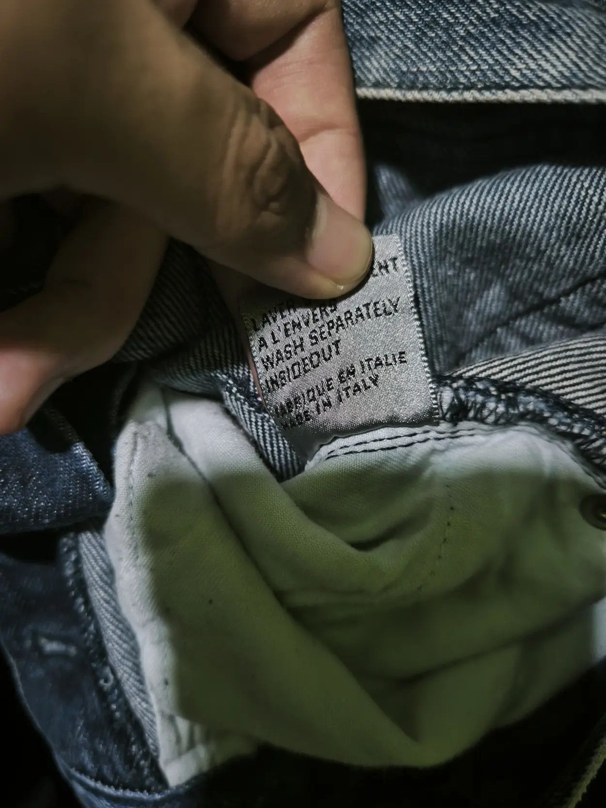 Dior Dior Strip Honeycomb distressed Jeans by Hedislimane Size US 29 - 13 Thumbnail