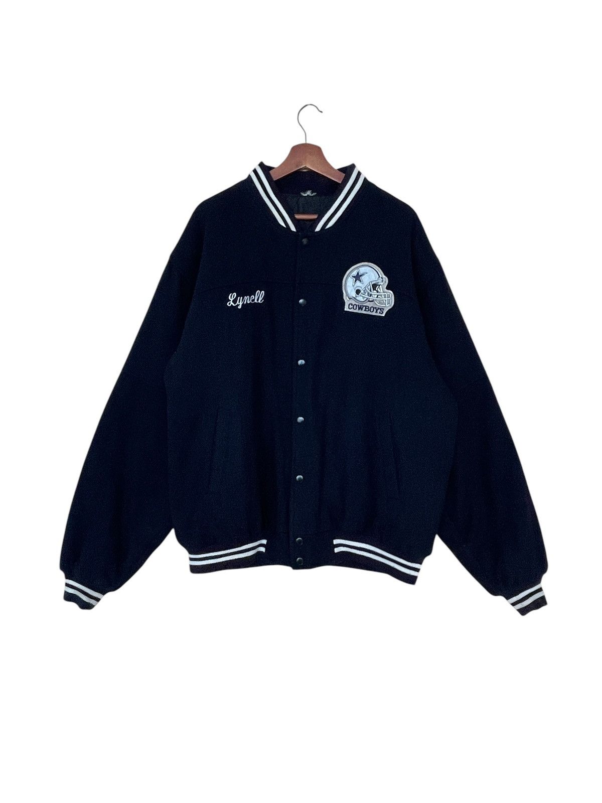NFL × Vintage Vintage NFL Team Dallas Cowboys Varsity Jacket 1990s Size US L / EU 52-54 / 3 - 1 Thumbnail