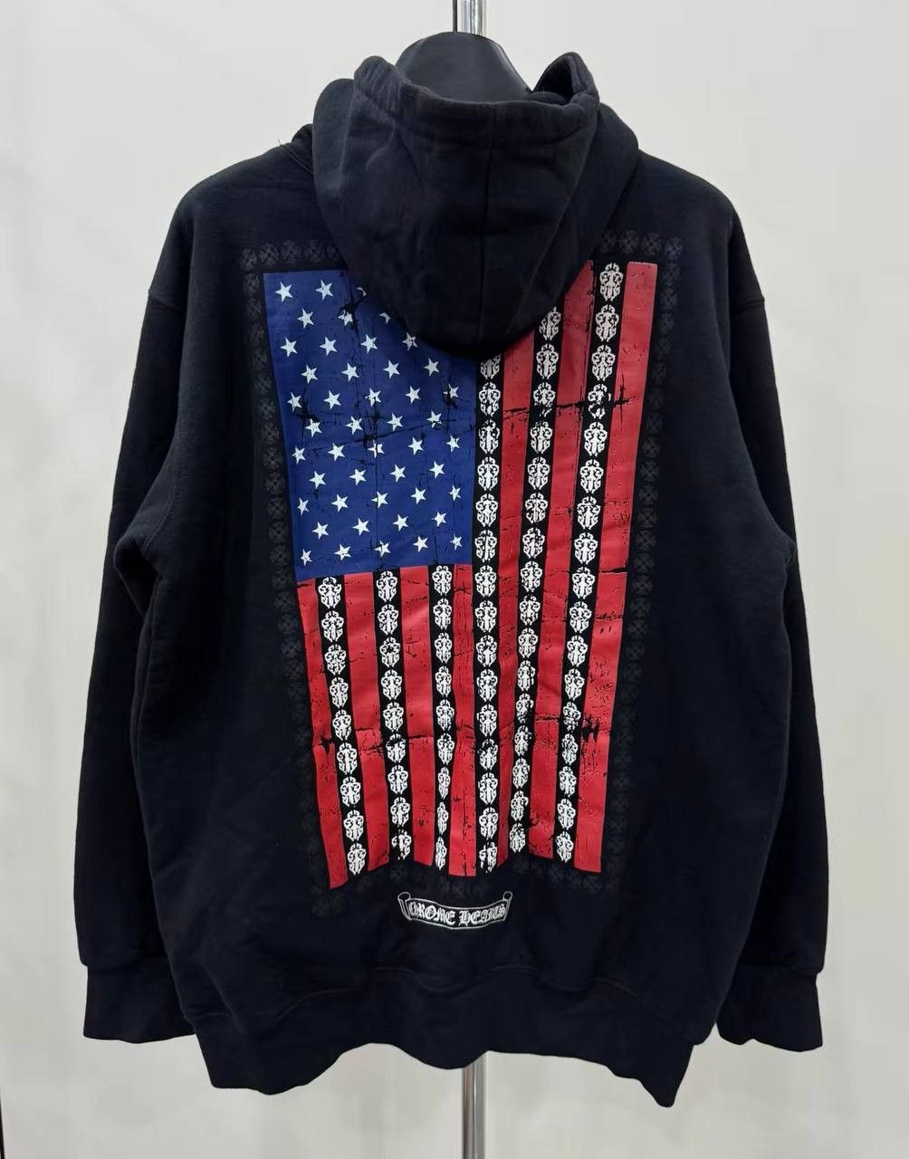 Chrome Hearts Chrome Hearts Flag Limited Edition Waffle Glue Hoodie Size US L / EU 52-54 / 3 - 2 Thumbnail