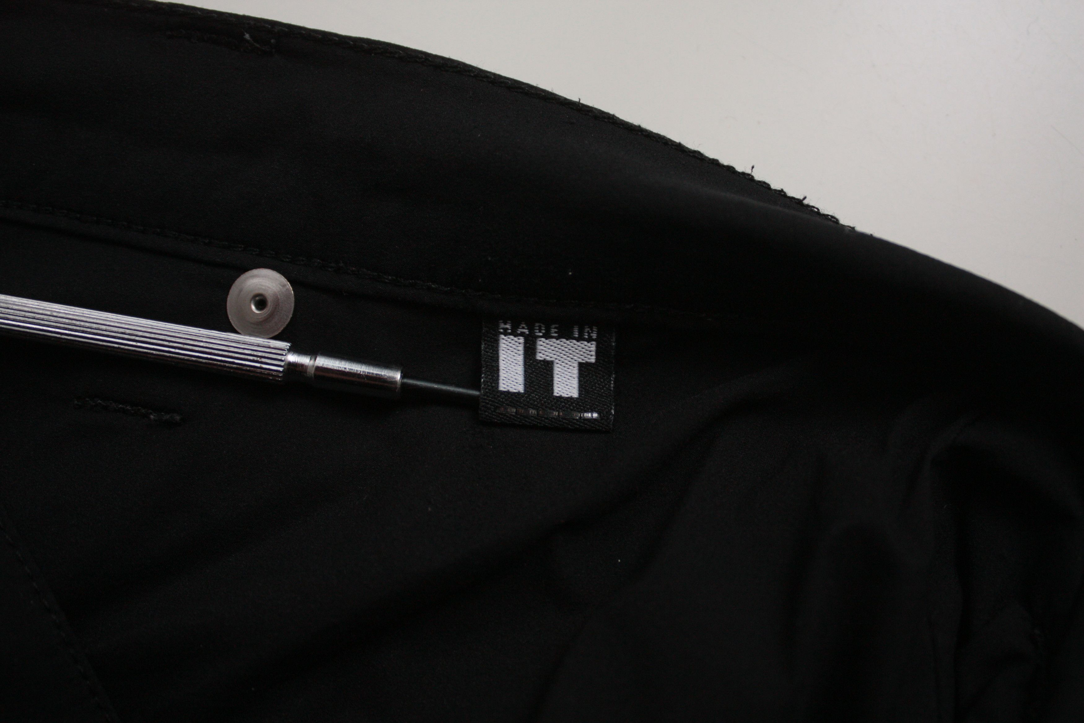 Ferre Gianfranco Ferre Jeans Black Lightweight Stretch Pants 29 Size US 30 / EU 46 - 8 Thumbnail