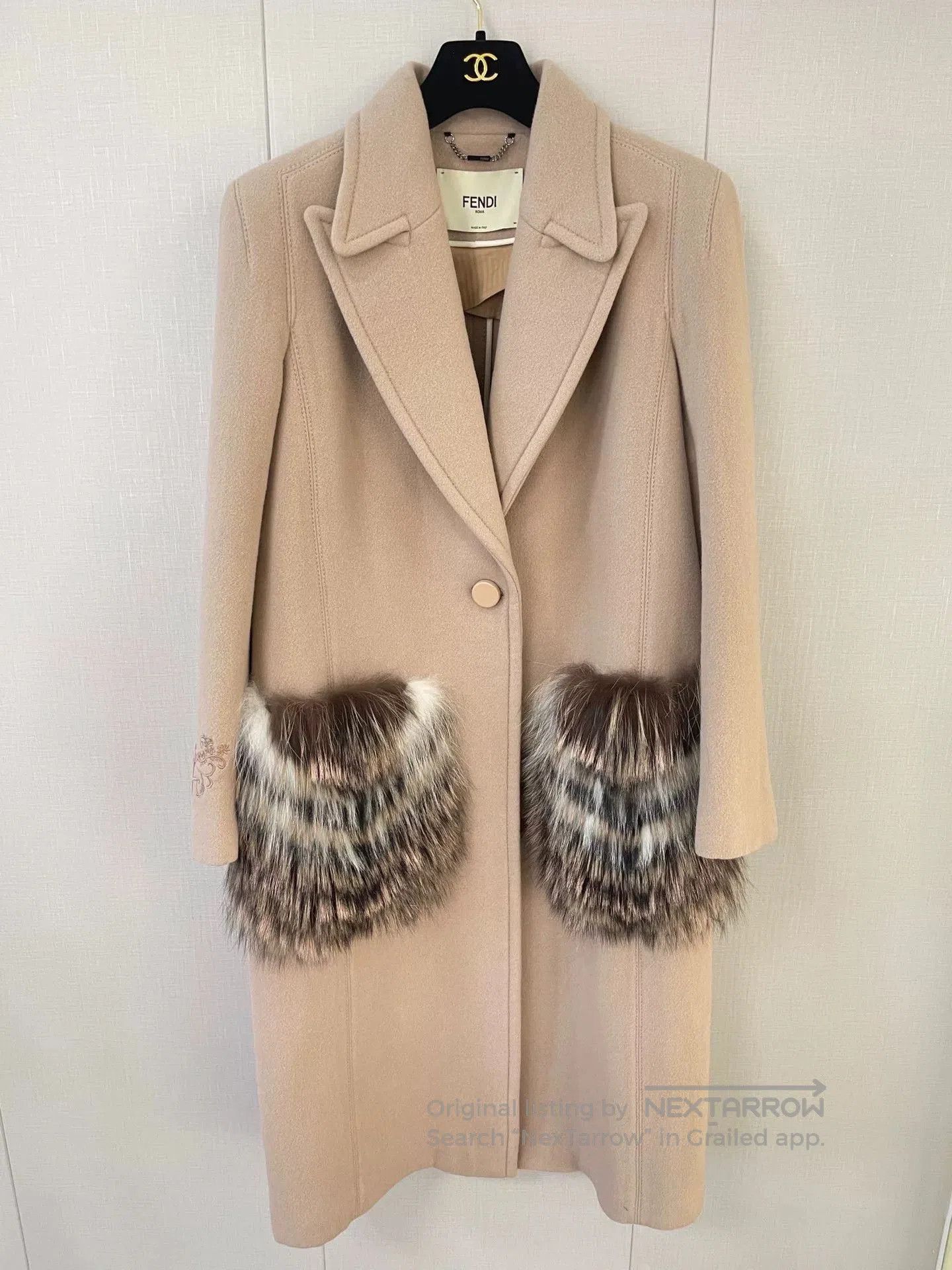 fendi new patchwork fur coat.
