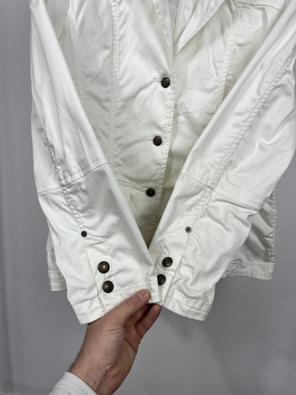 Bogner Fire Ice Womens White Blazer Jacket Lightweight Casual Size S / US 4 / IT 40 - 7 Thumbnail