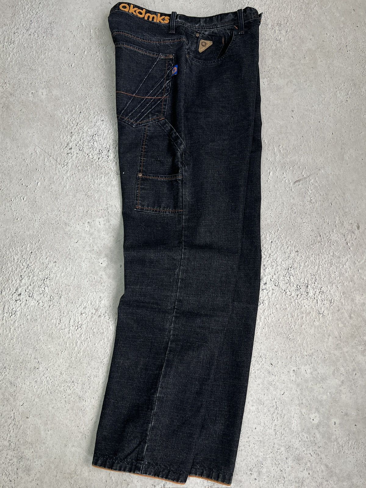 Akademiks Rare baggy fit jnco style distressed jeans y2k style Size US 34 / EU 50 - 13 Thumbnail