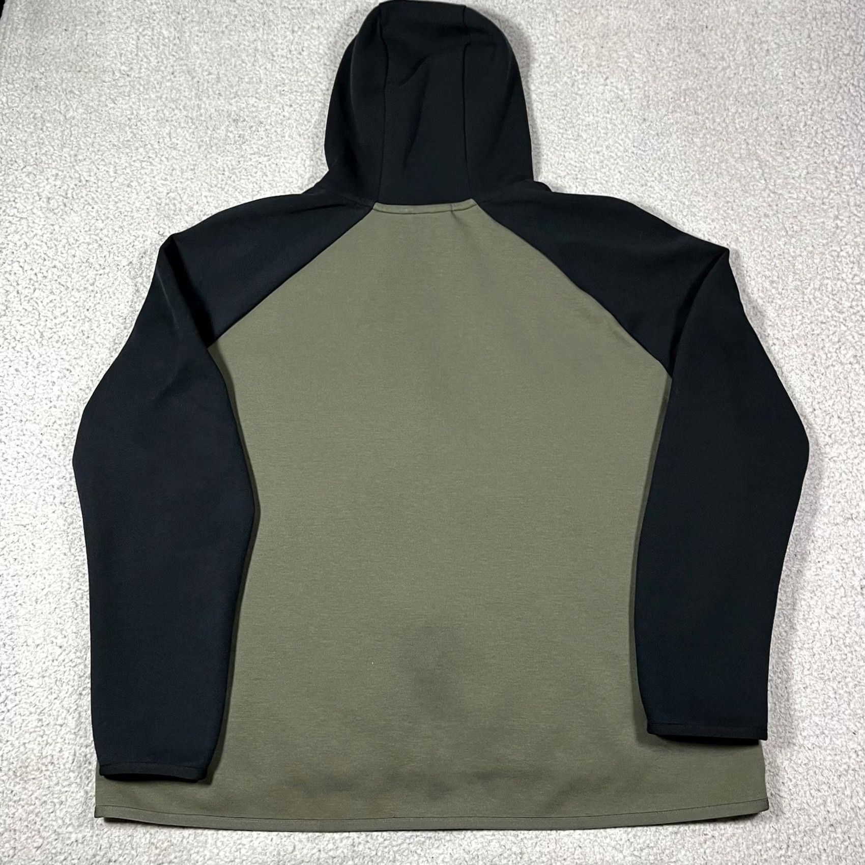 Nike Nike Tech Hoodie Mens 2XL Green Full Zip Jacket Pockets Fleece Sportswear Hip Hop Athletic Size US XXL / EU 58 / 5 - 5 Thumbnail