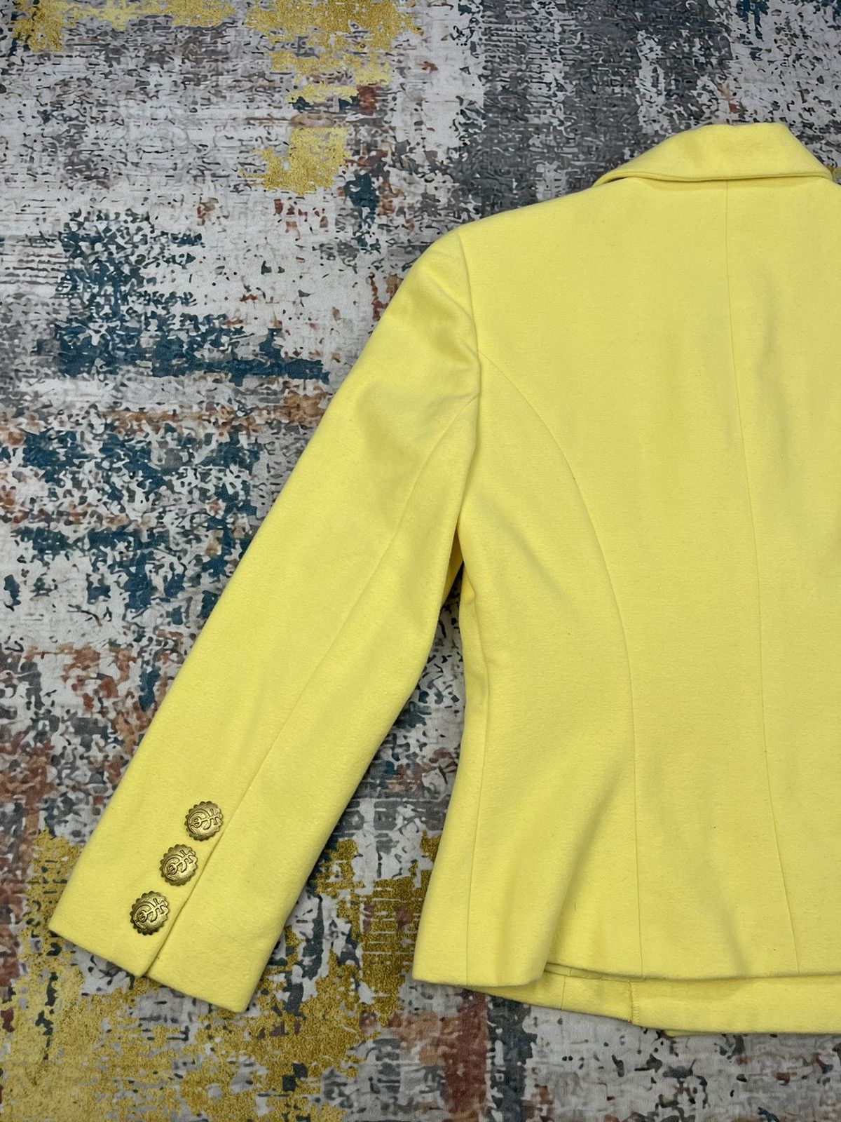 Japanese Brand Musee D Uji Double Breasted Double Lapel Jacket Size XS / US 0-2 / IT 36-38 - 6 Thumbnail