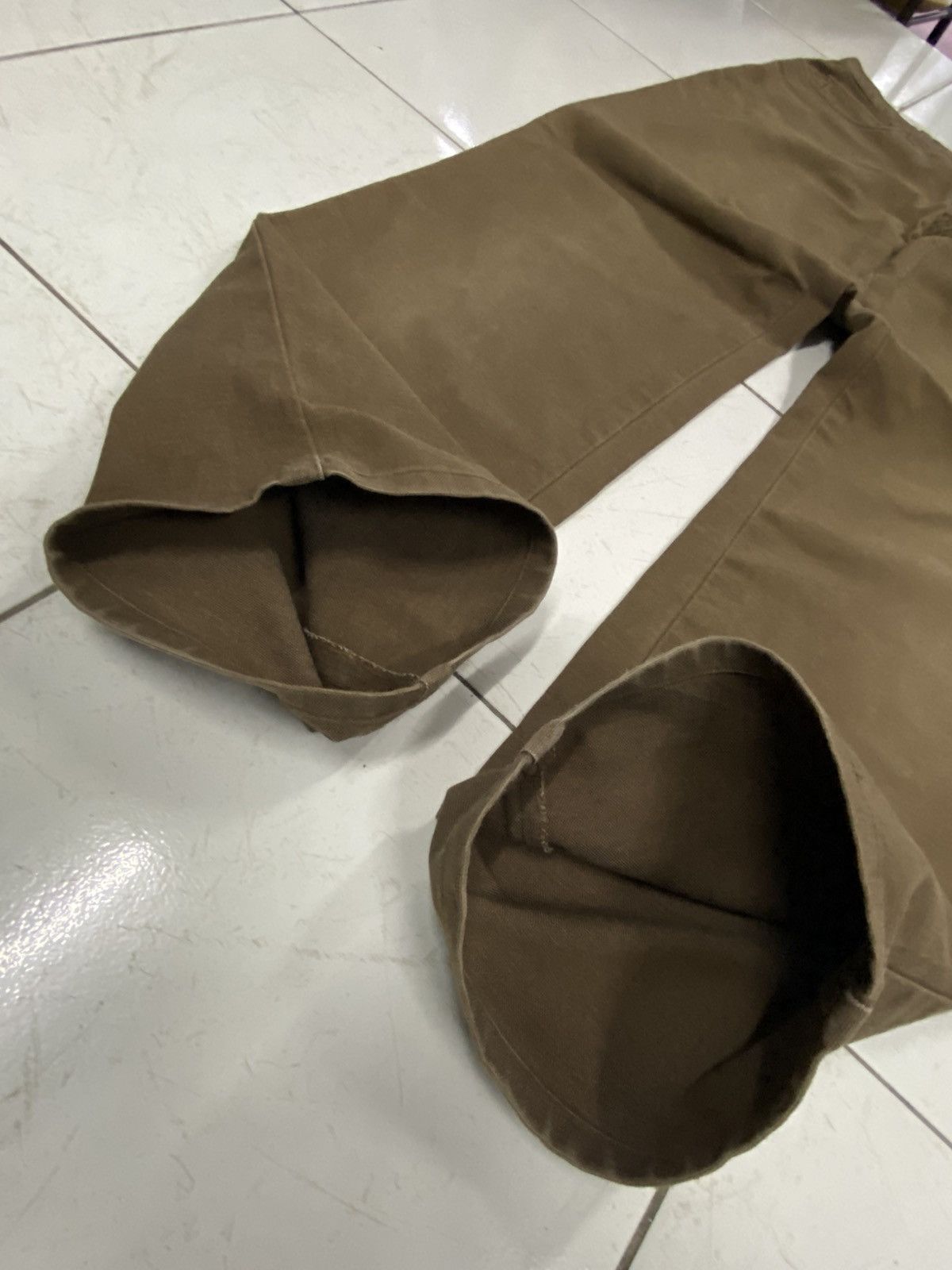 Japanese Brand 23 HOMME BROWN WORK TROUSERS PANTS Size US 30 / EU 46 - 3 Thumbnail