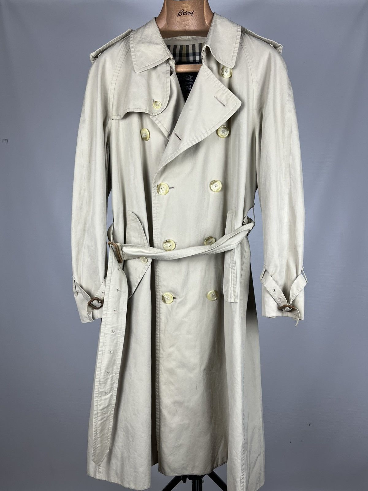 Burberry trench coat mens vintage on sale