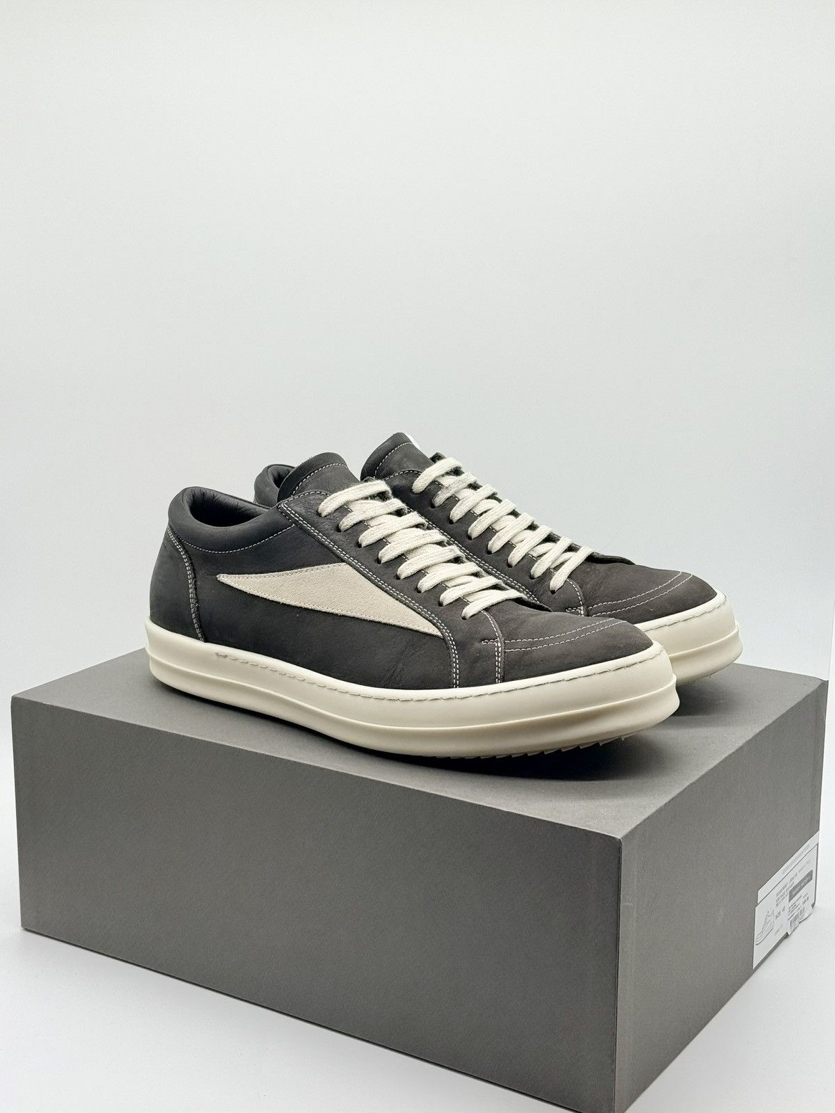 Size 10 - Rick Owens Vintage Low Mainline Brown Suede