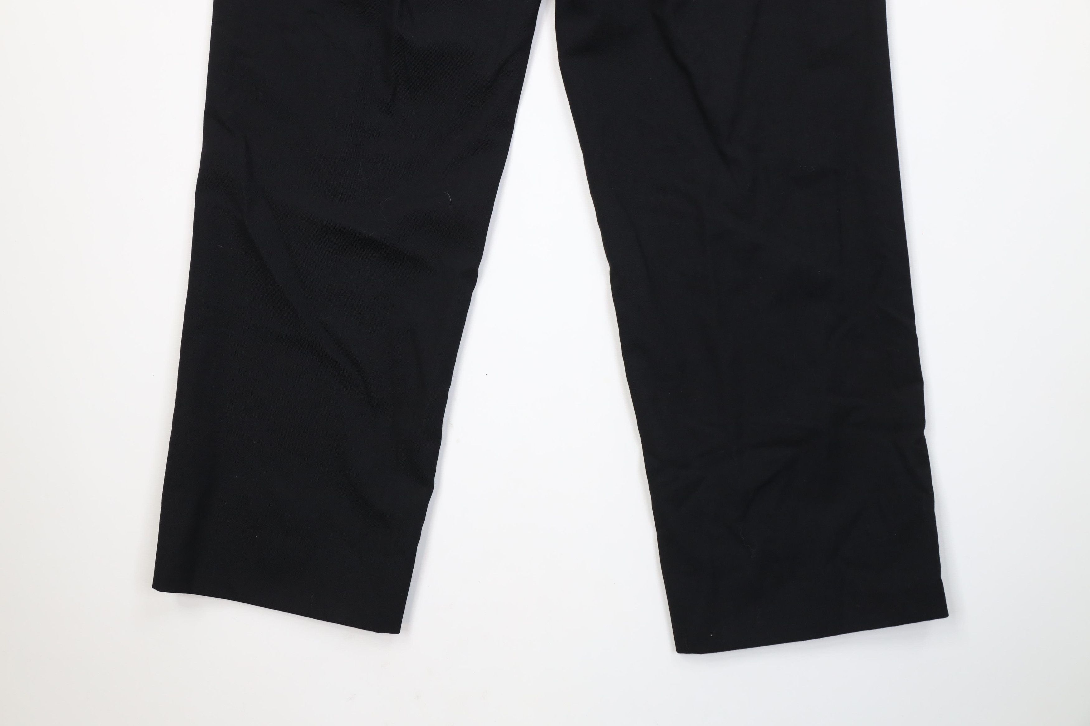 Vintage Vintage 90s Streetwear Wide Leg Chino Pants Trousers Black Size US 30 / EU 46 - 12 Thumbnail