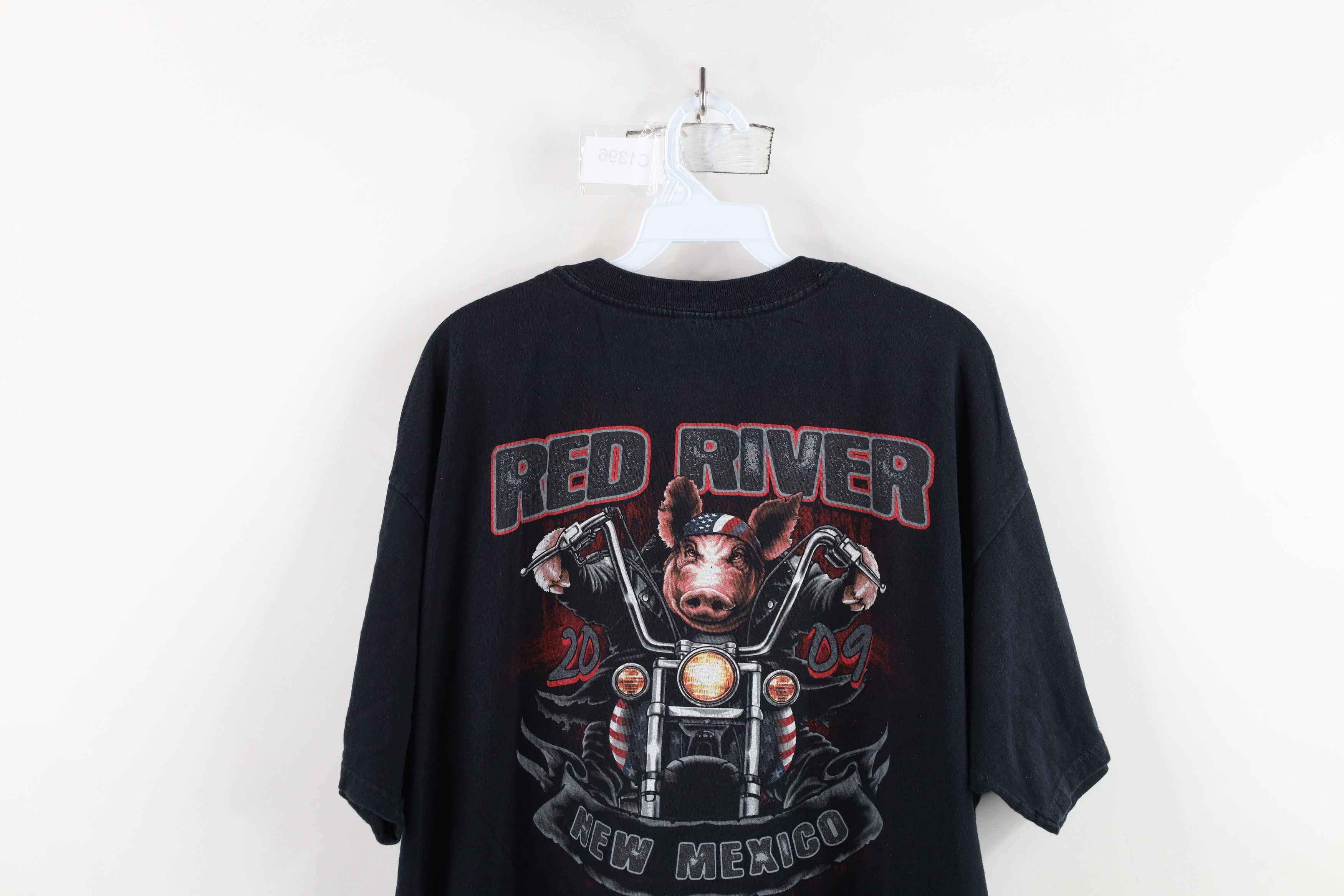 Vintage Vintage Y2K 2009 Fire Flames Motorcycle Short Sleeve T-Shirt Size US XL / EU 56 / 4 - 12 Thumbnail