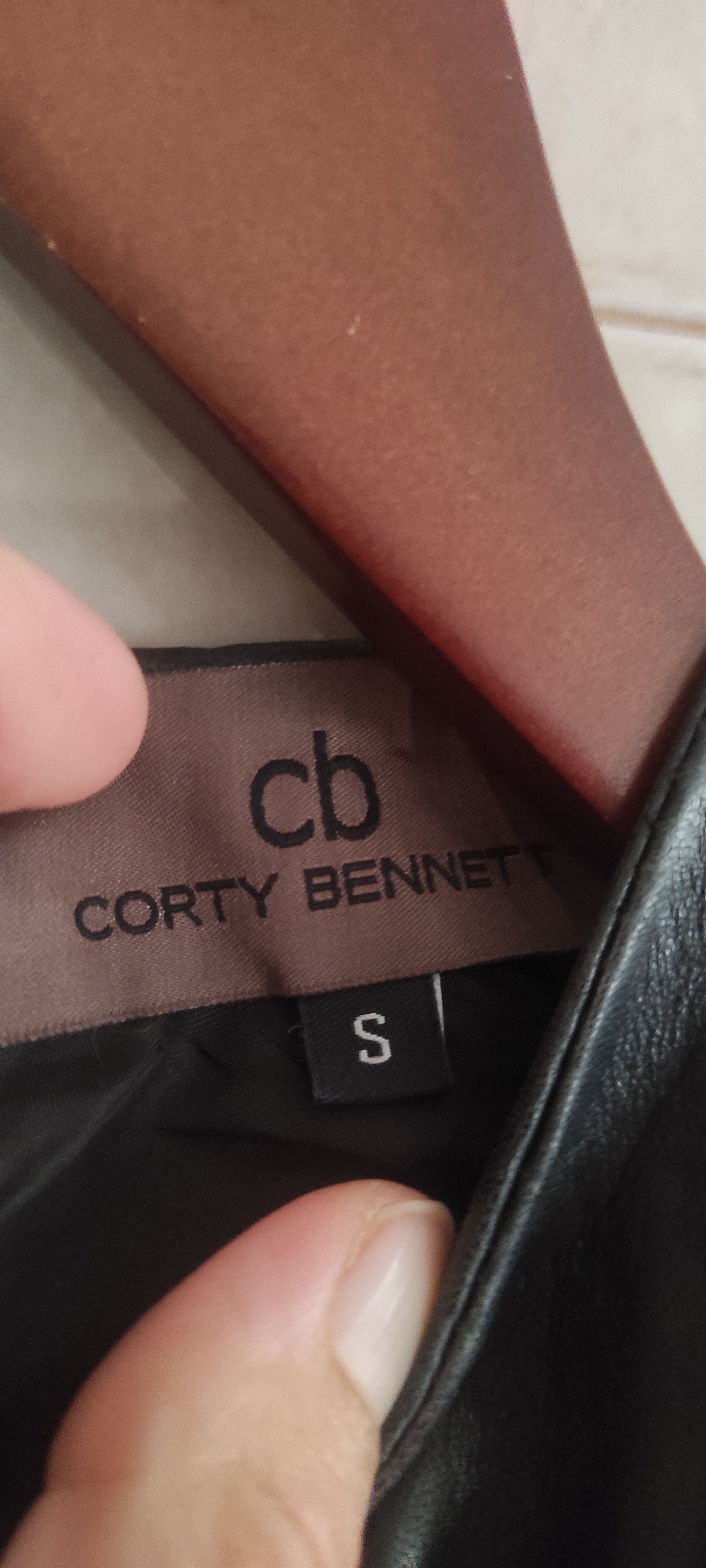 Genuine Leather Corty Bennet Genuine Soft Lambskin Sleeveless Dress Slim Fit Size S / US 4 / IT 40 - 8 Thumbnail