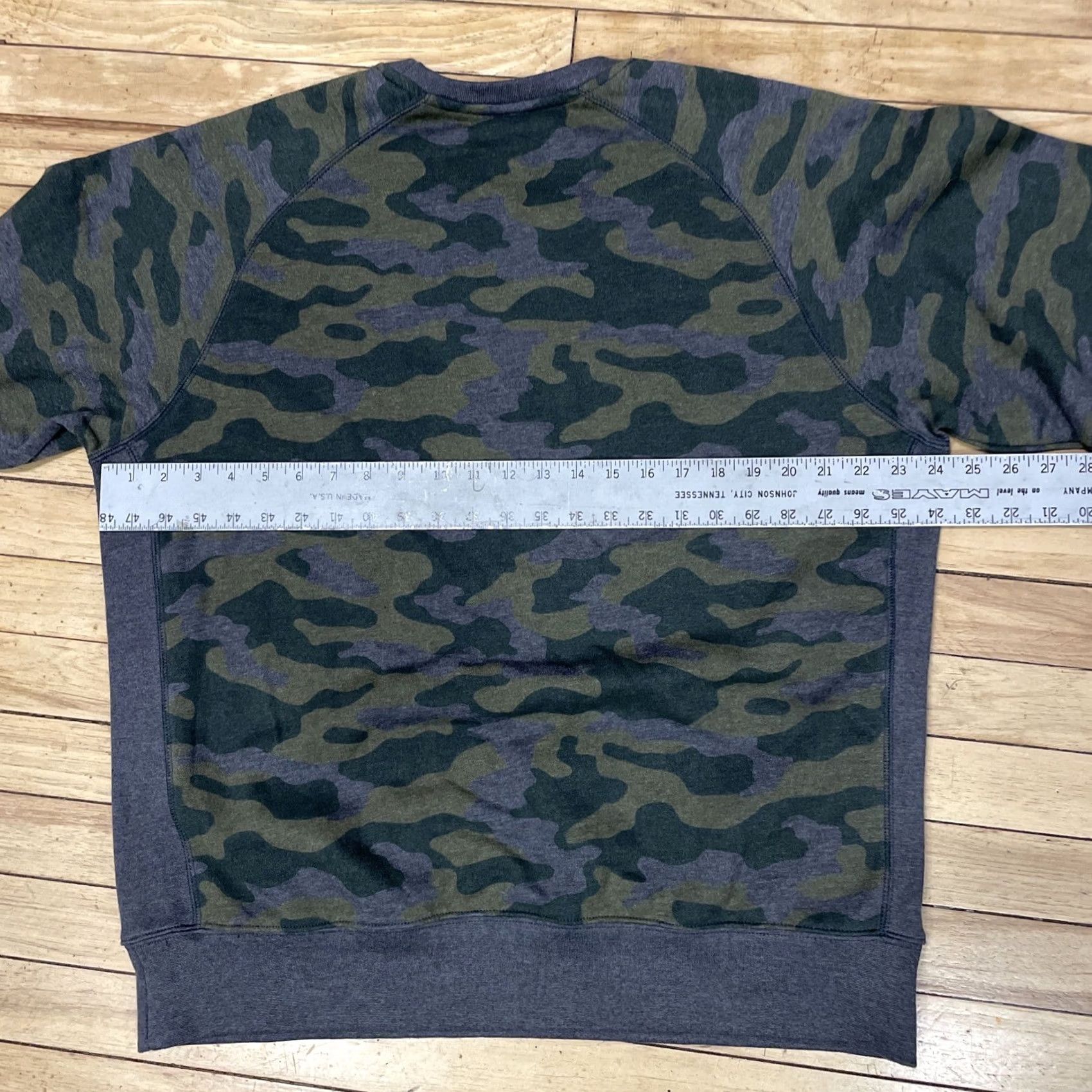 Vintage XERSION Fleece Sweater Men L Green Gray Army Camo Thermal Utility Long Sleeve L Size US L / EU 52-54 / 3 - 6 Thumbnail