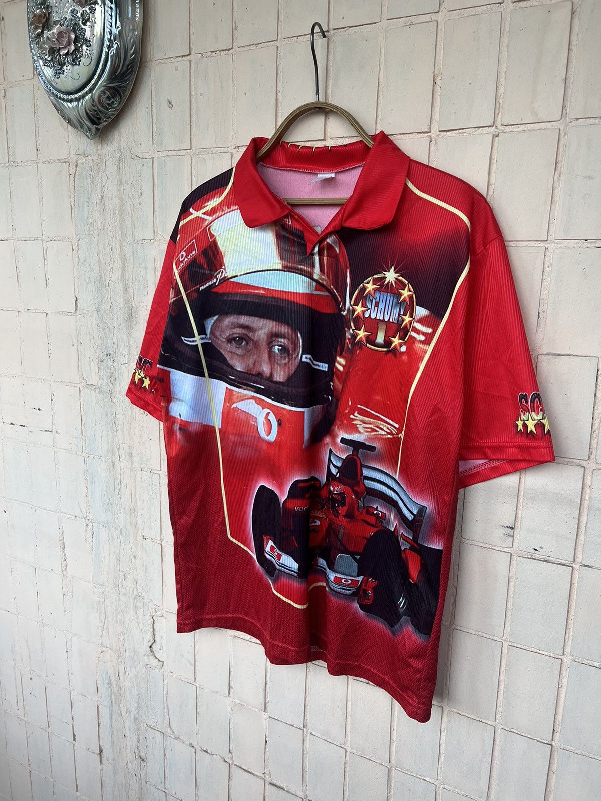 Other Vintage Michael Schumacher tee T-shirt 2000s 90s Size US M / EU 48-50 / 2 - 2 Thumbnail