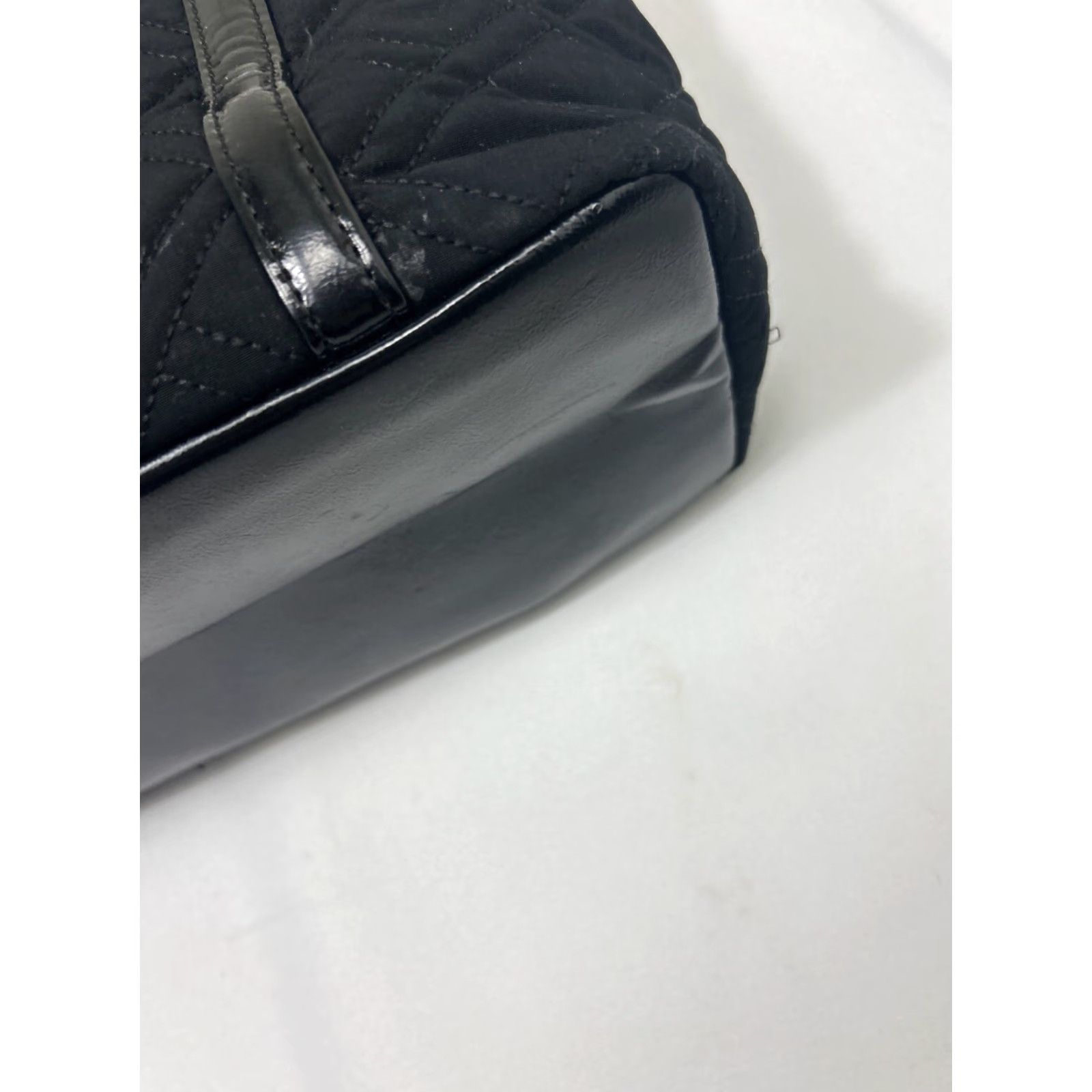 Vera Bradley Vera Bradley Laptop Bag Unisex Adults Black Cotton Quilted Diamond Pattern Finish Carrying Bag Size ONE SIZE - 6 Thumbnail