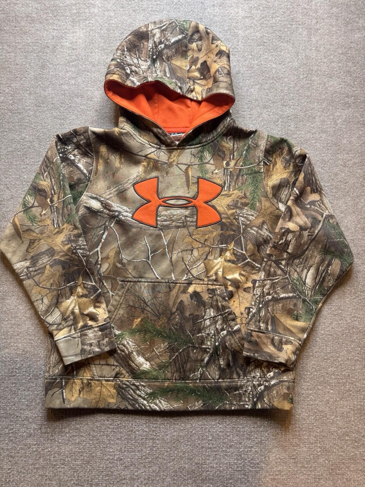 Under Armour Under Armour Hoodie YLG Camo Realtree Orange Logo 770 Size ONE SIZE - 2 Thumbnail