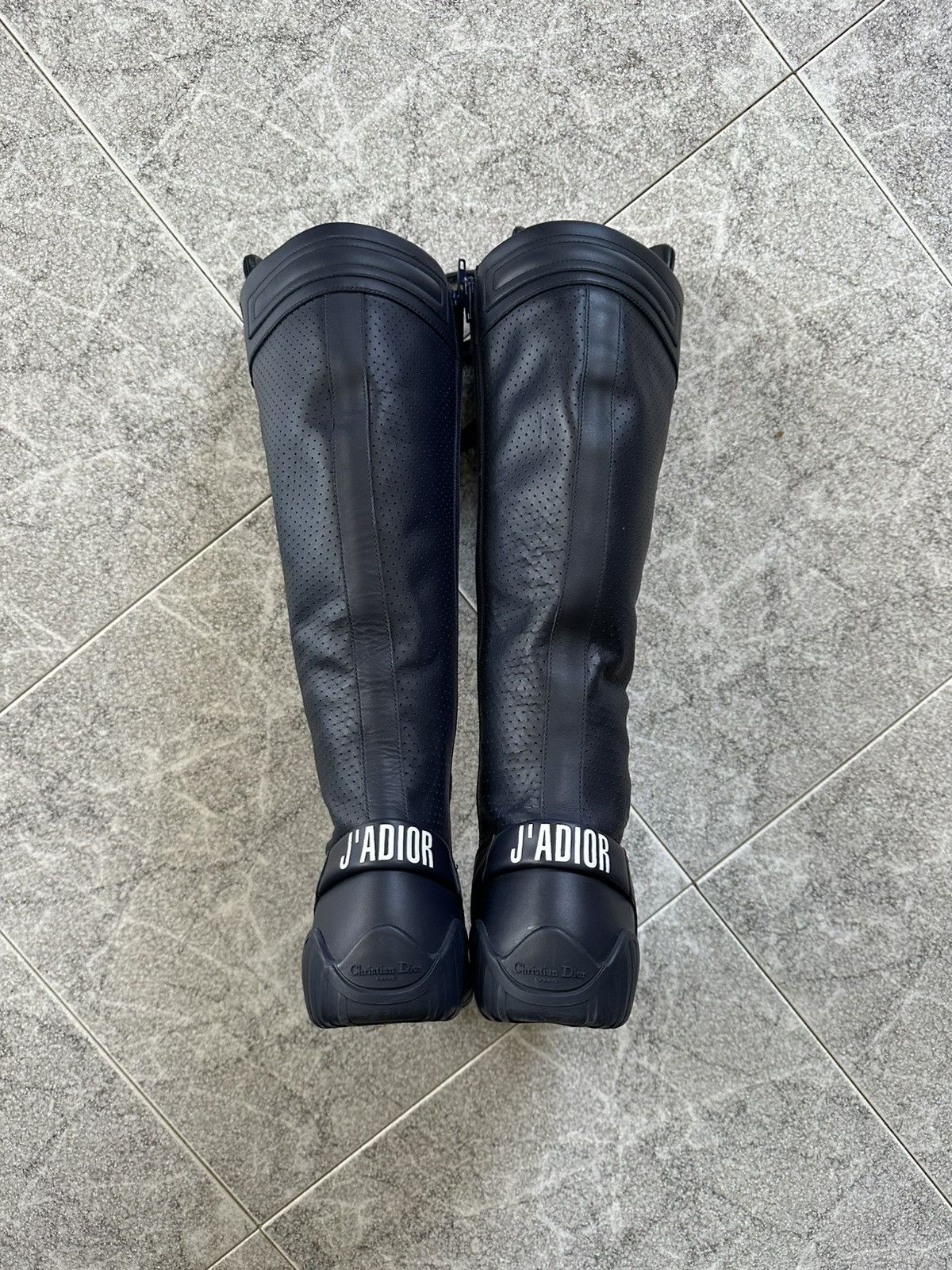 Dior SS 2017 Christian Dior “J’Adior” D-Fence Leather Boots Size US 11 / IT 41 - 4 Thumbnail