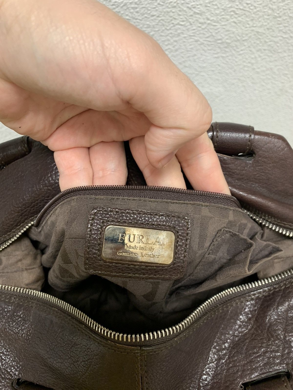 Furla Furla Genuine Leather brown bag backpack Size ONE SIZE - 9 Thumbnail