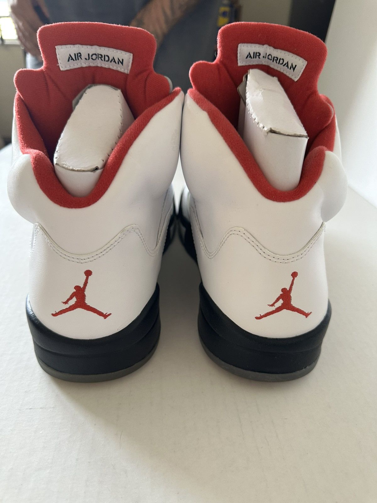 Jordan Brand Jordan 5 Fire Red 2013 Size US 13 / EU 46 - 4 Thumbnail