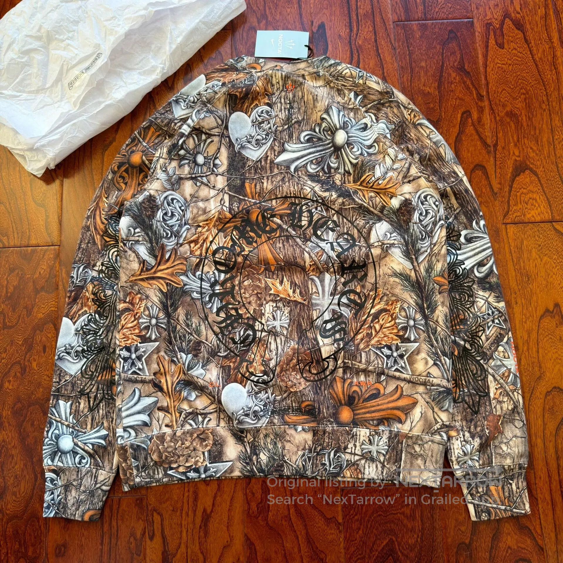 Chrome Hearts chrome hearts drake nike hoodie with floral print. Size US M / EU 48-50 / 2 - 2 Thumbnail
