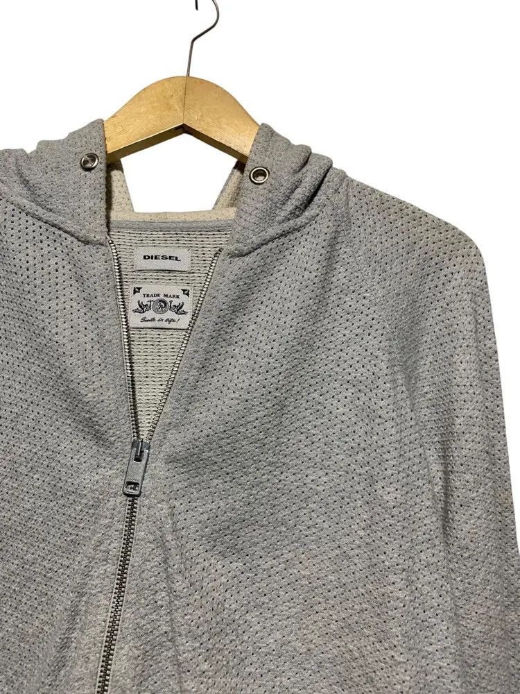 Diesel Y2k Diesel distressed mesh hoodie Size US M / EU 48-50 / 2 - 2 Thumbnail