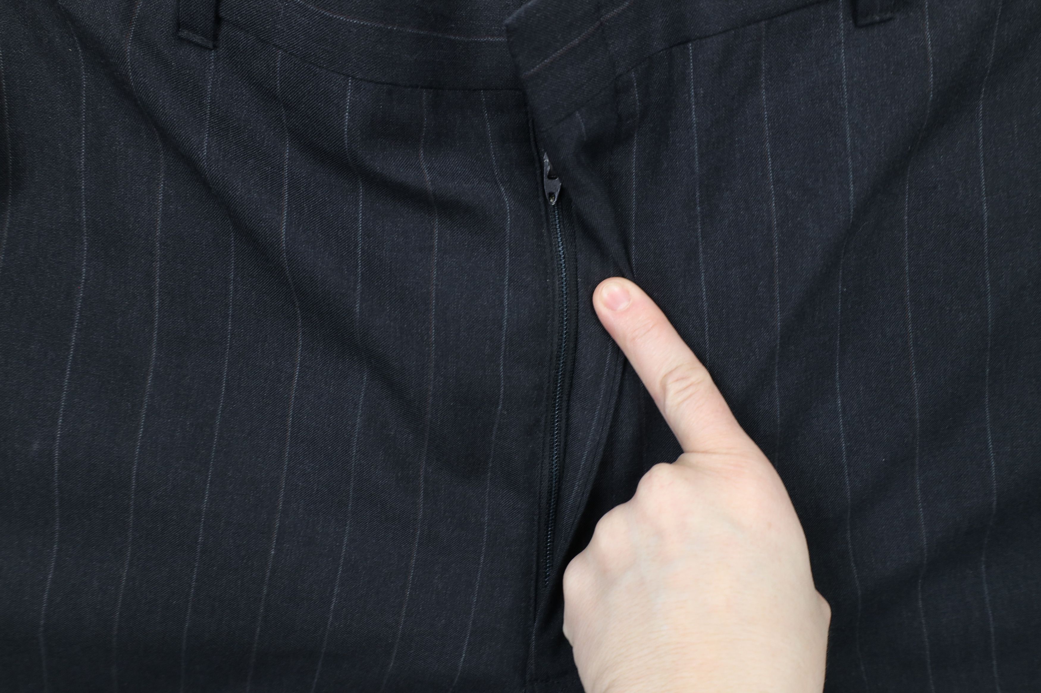 Vintage Vintage 70s Streetwear Pinstriped Wide Leg Chino Pants USA Size US 34 / EU 50 - 6 Thumbnail