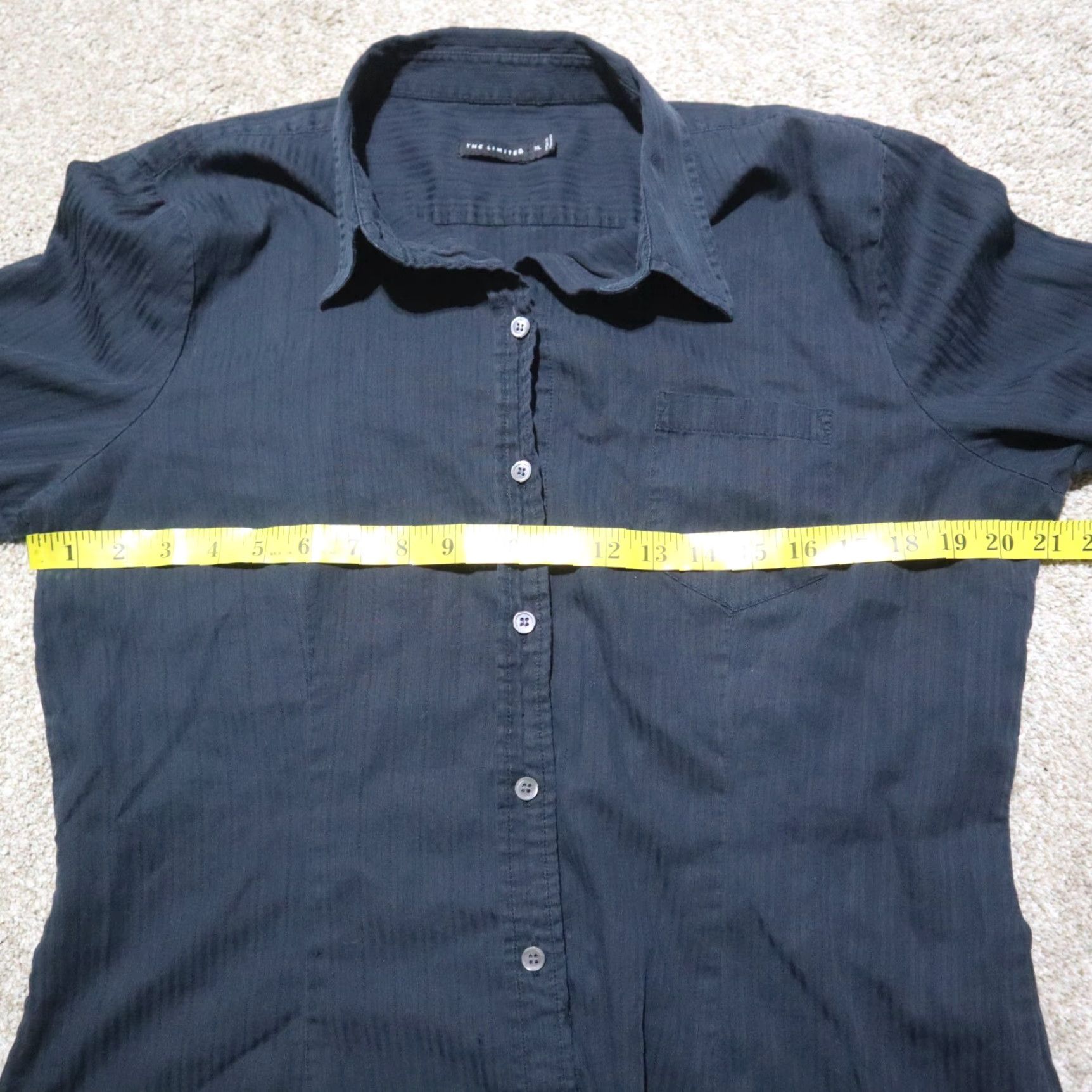 Vintage VINTAGE The Limited Blouse Shirt XL Black Button-Up Long Sleeve Women Size XL / US 12-14 / IT 48-50 - 5 Thumbnail