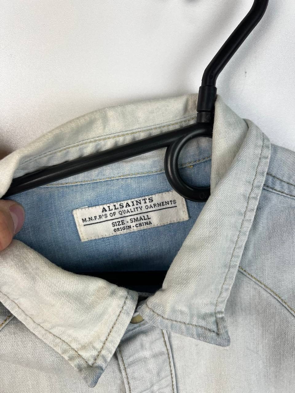 Allsaints Allsaints luxury denim shirts size S Size US S / EU 44-46 / 1 - 4 Thumbnail