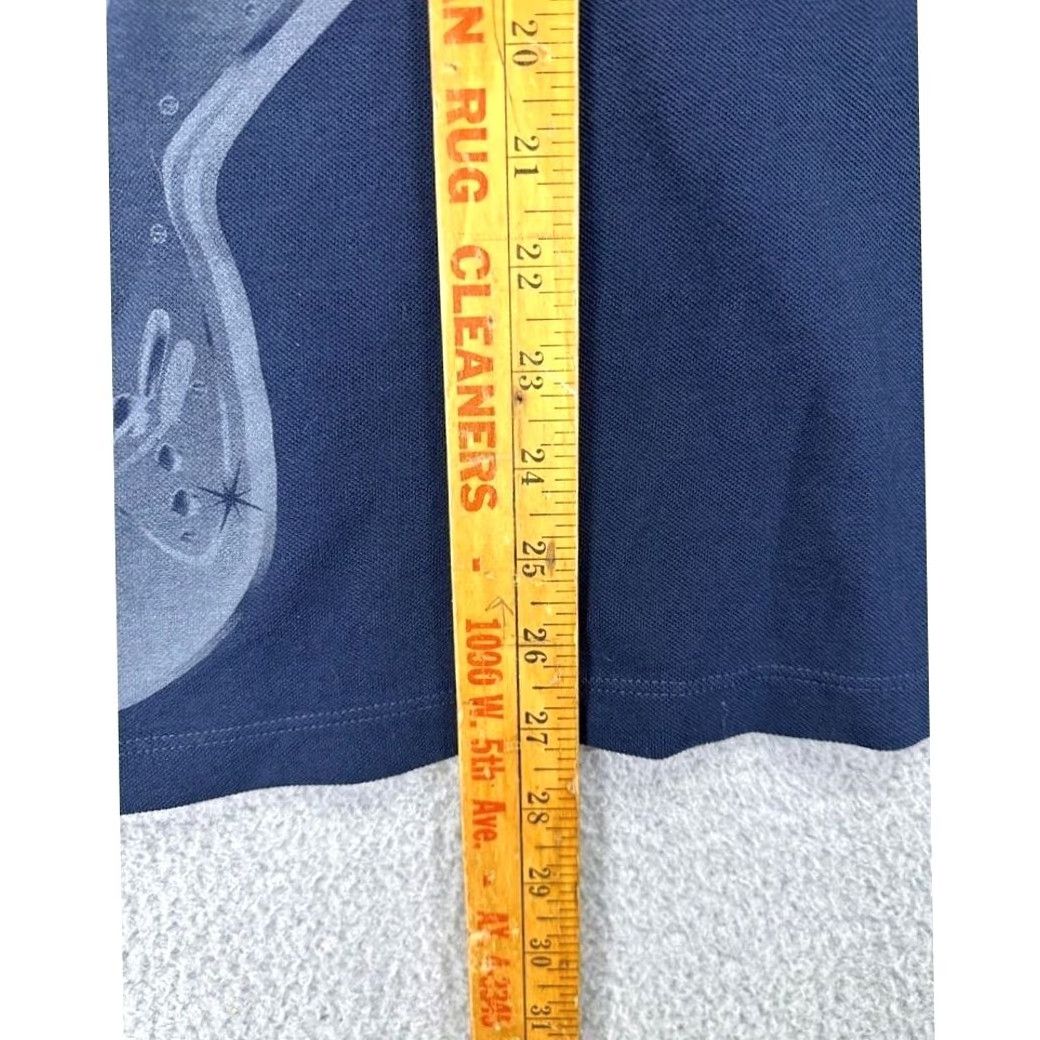 Hard Rock Cafe Hard Rock Hotel Polo Shirt Mens XL Navy Blue Rugby Graphic Pocket Short Sleeve Size US XL / EU 56 / 4 - 7 Thumbnail