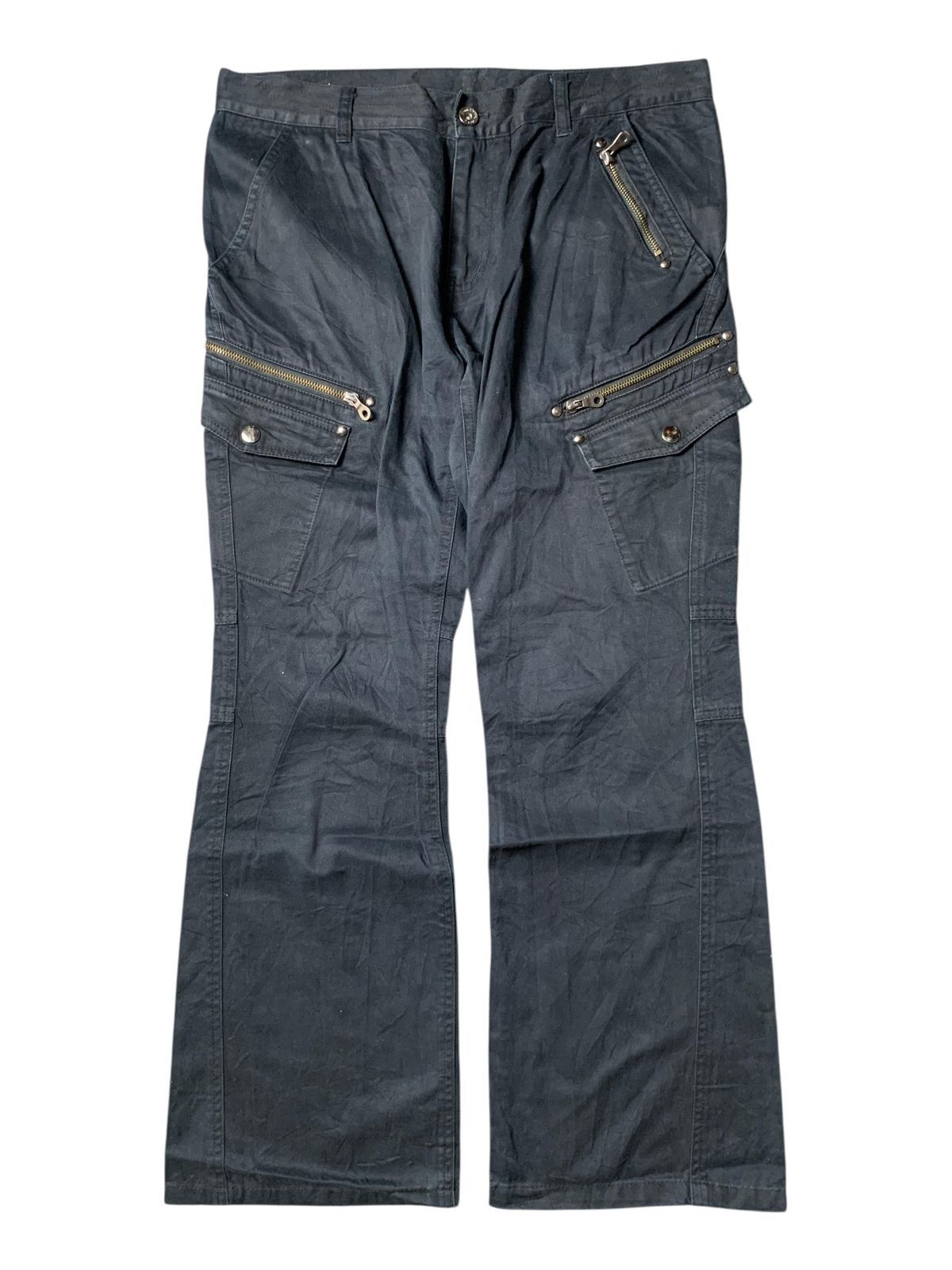 2000s Semantic Design Flared Cargo Pants