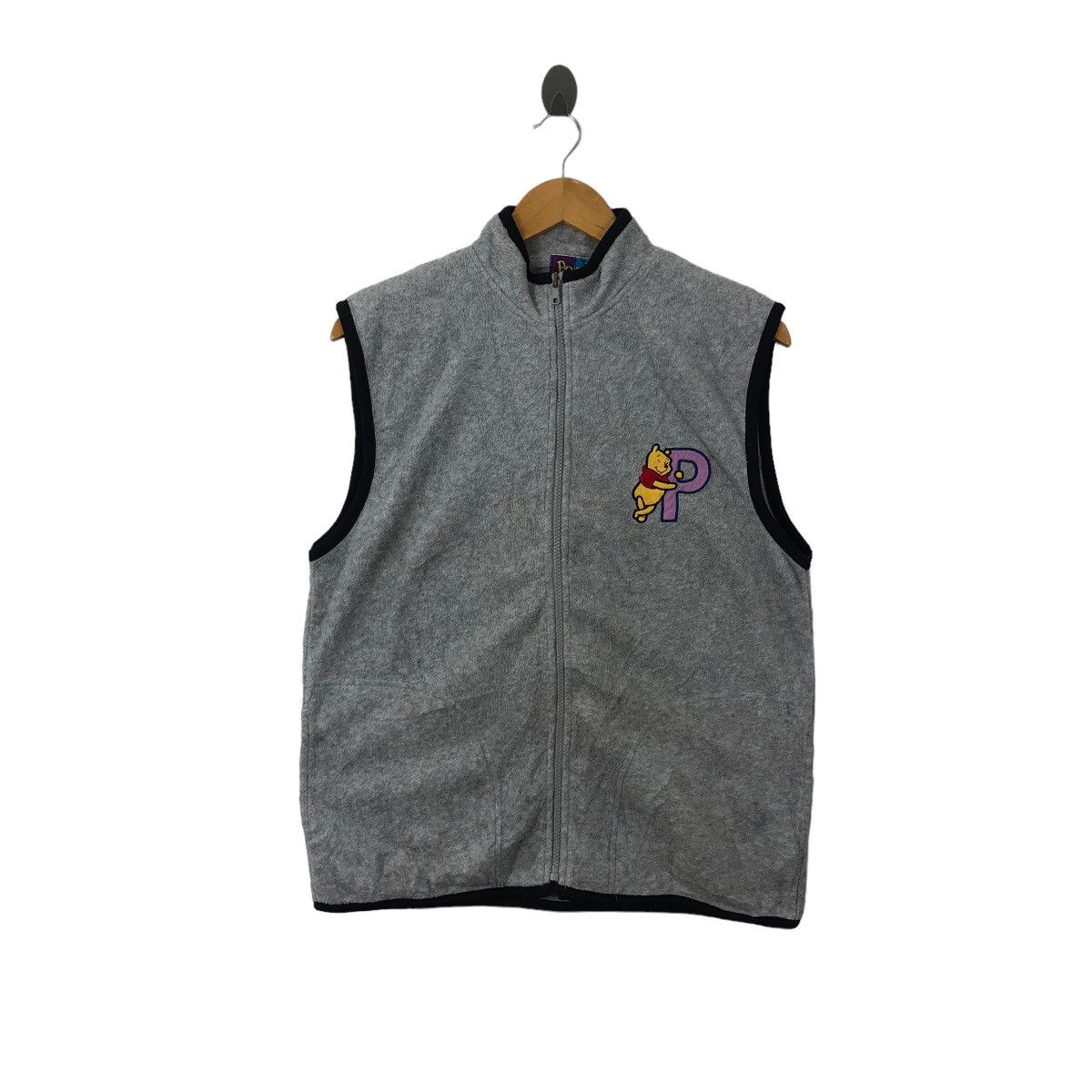 Disney Vintage Disney Winnie The Pooh Fleece Vest SleevelessCartoon Size US L / EU 52-54 / 3 - 1 Thumbnail
