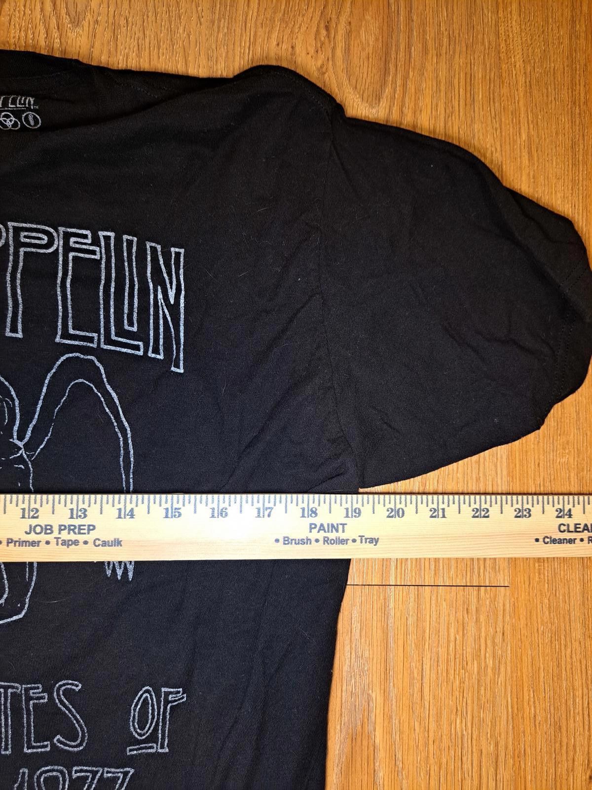 Led Zeppelin Led Zeppelin Logo T Shirt Mens Black Large Cotton Size US L / EU 52-54 / 3 - 5 Thumbnail