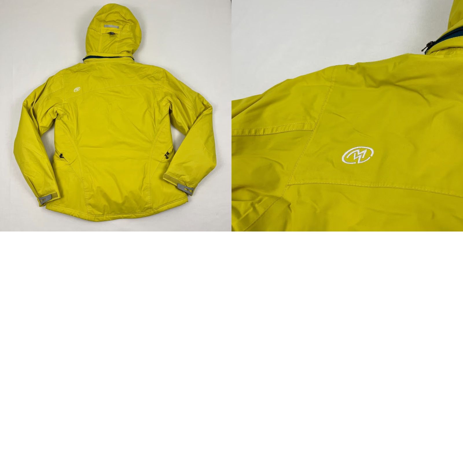 Ecco VINTAGE Cloudveil Jacket Womens L Yellow Ski Snowboard Hooded Snowcore Size L / US 10 / IT 46 - 10 Thumbnail