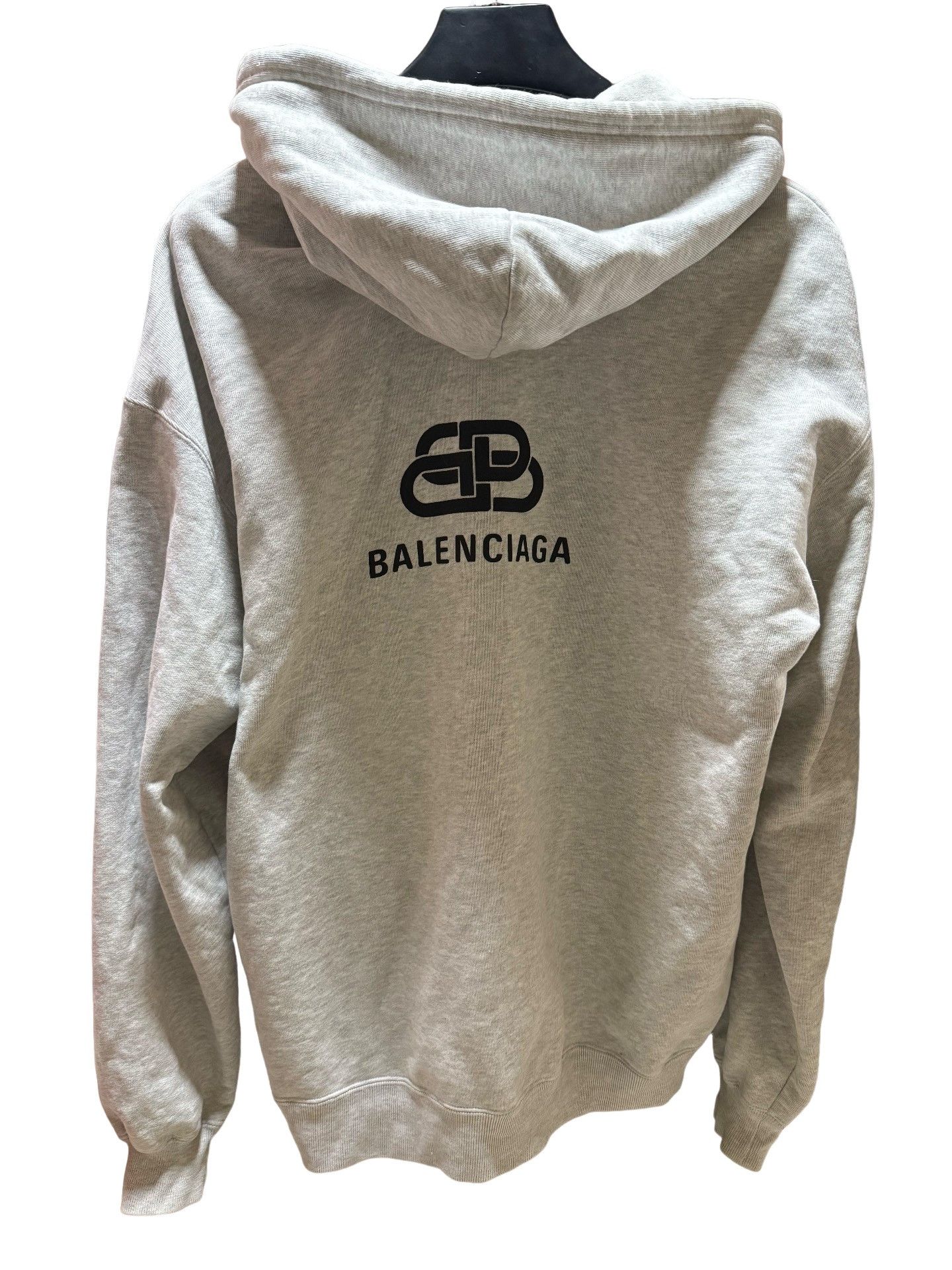 Balenciaga Balenciaga Back Flip Reverse Logo Embroidered Zip