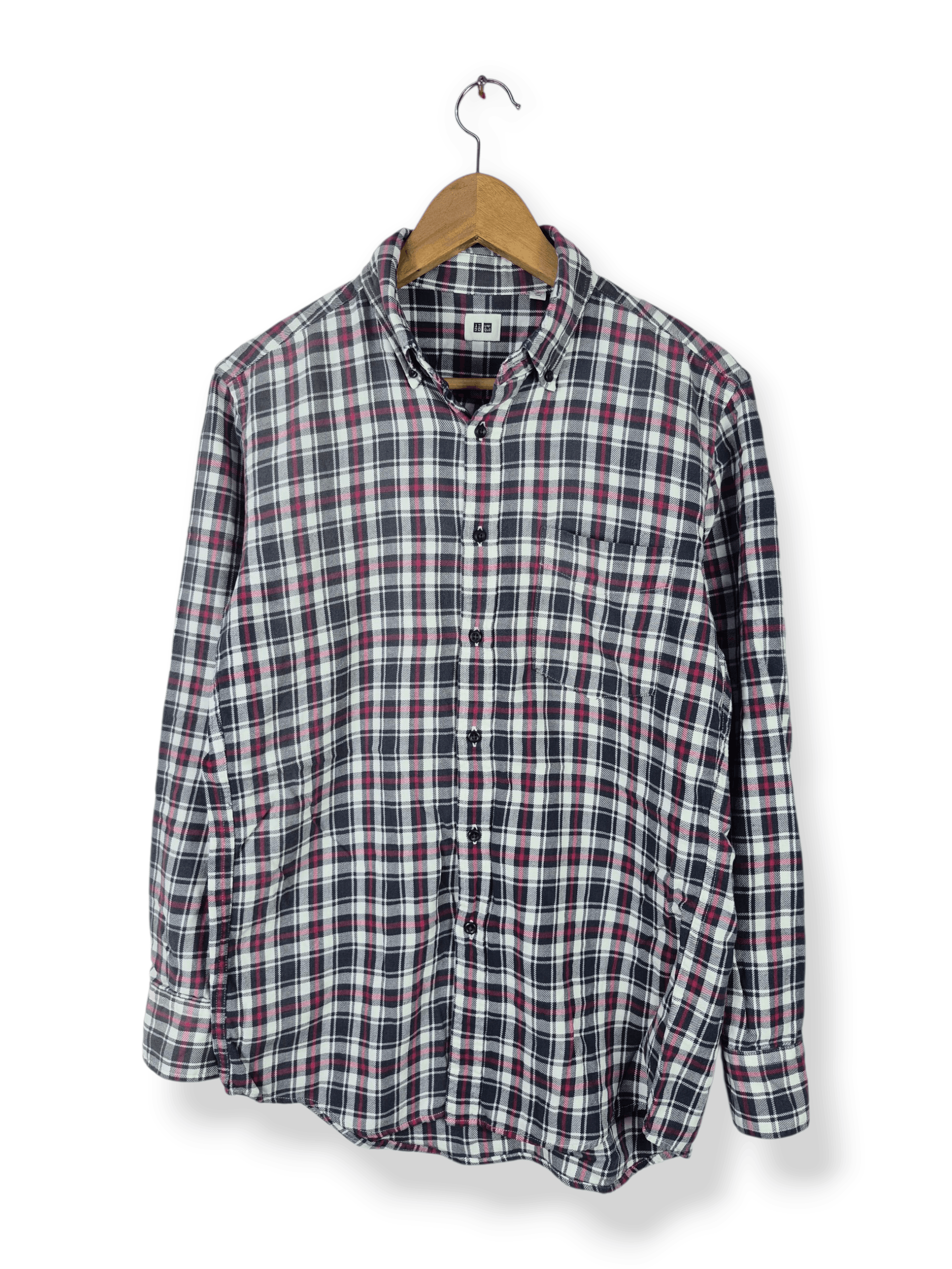 Uniqlo 🔥 Uniqlo Checkered Button Up Shirt Casual Size US M / EU 48-50 / 2 - 1 Thumbnail