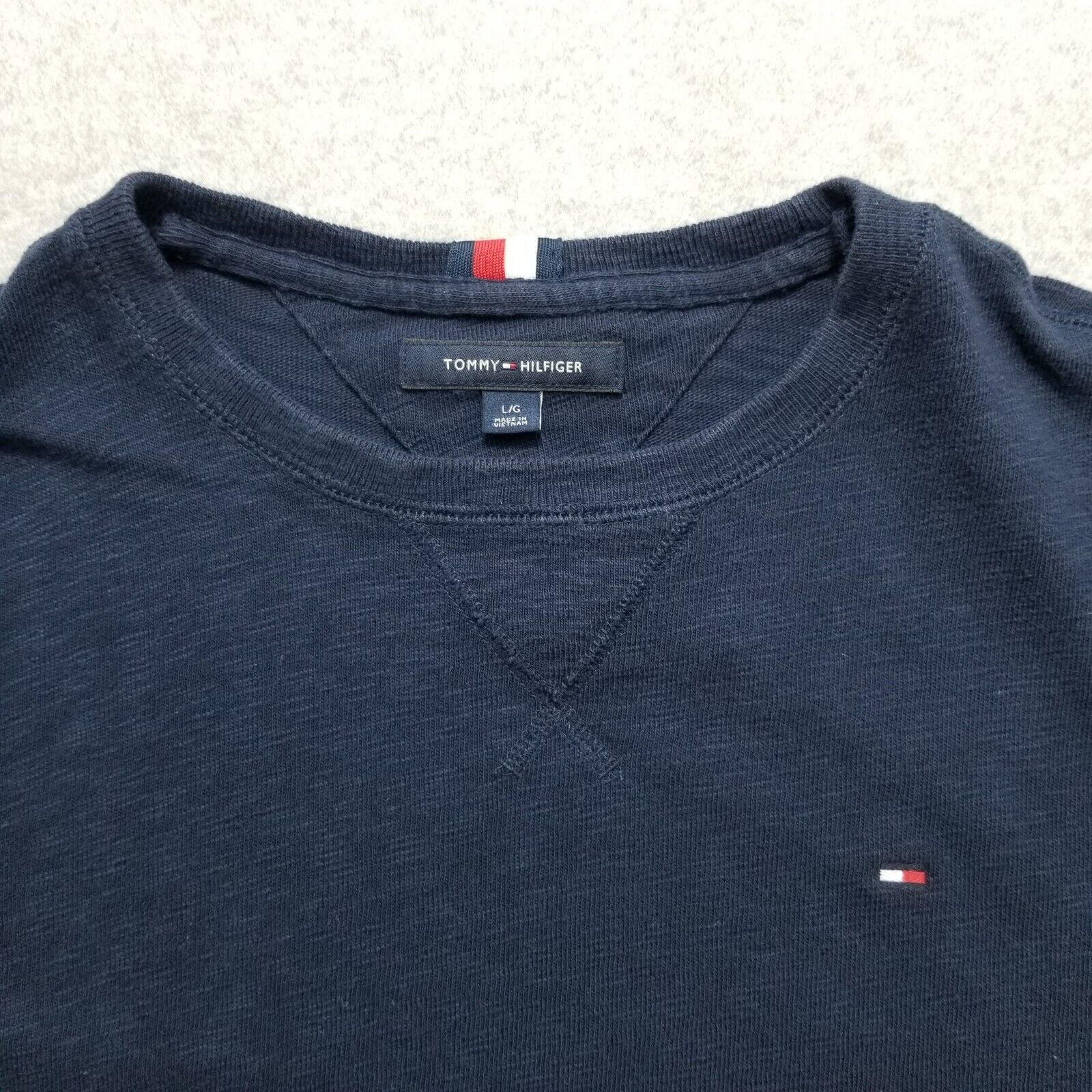 Tommy Hilfiger Tommy Hilfiger Sweater Mens Large Blue Pullover Long Sleeve Size US L / EU 52-54 / 3 - 3 Thumbnail