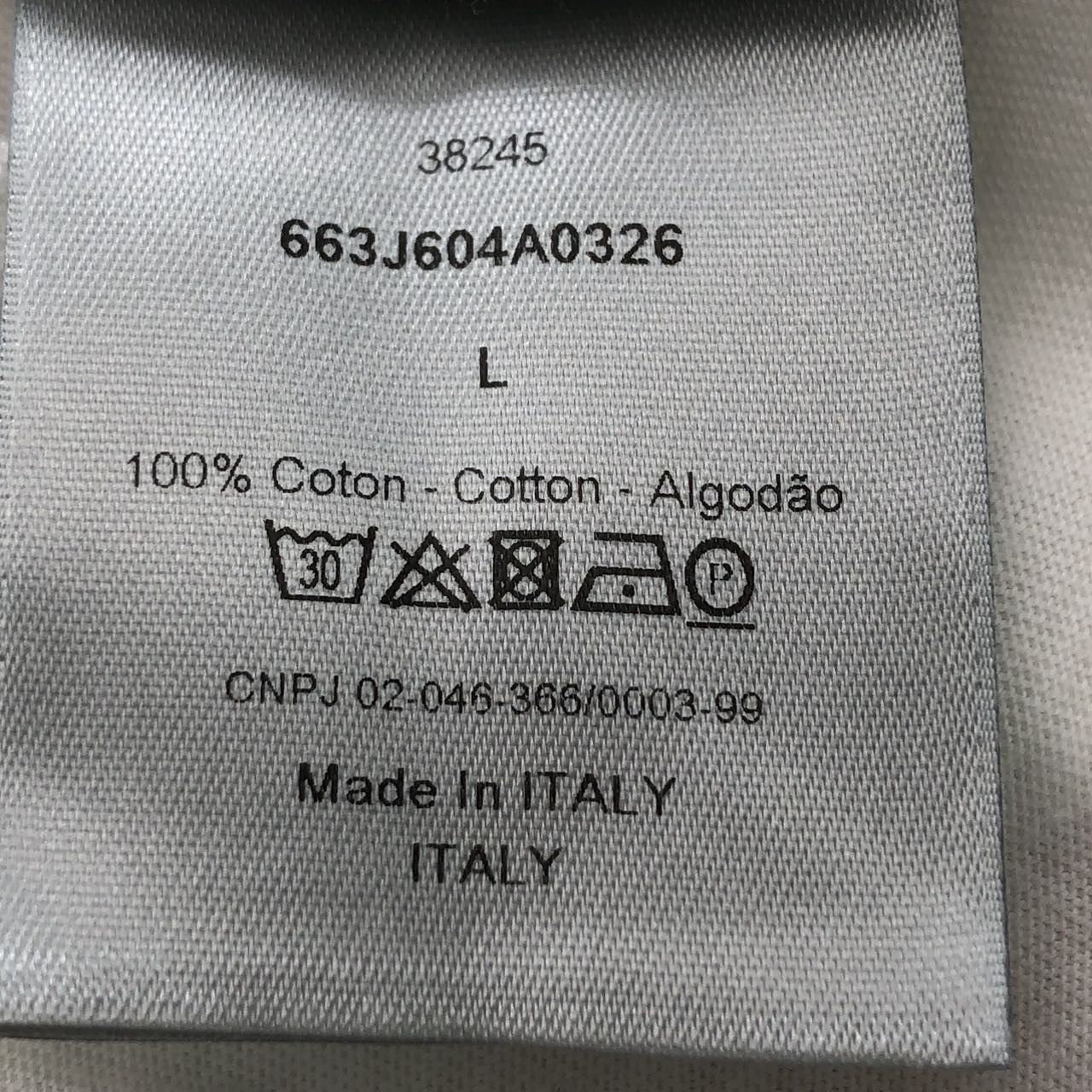 Dior Dior White Pocket Casual Crew Neck T-shirt K26WX Size US L / EU 52-54 / 3 - 6 Thumbnail