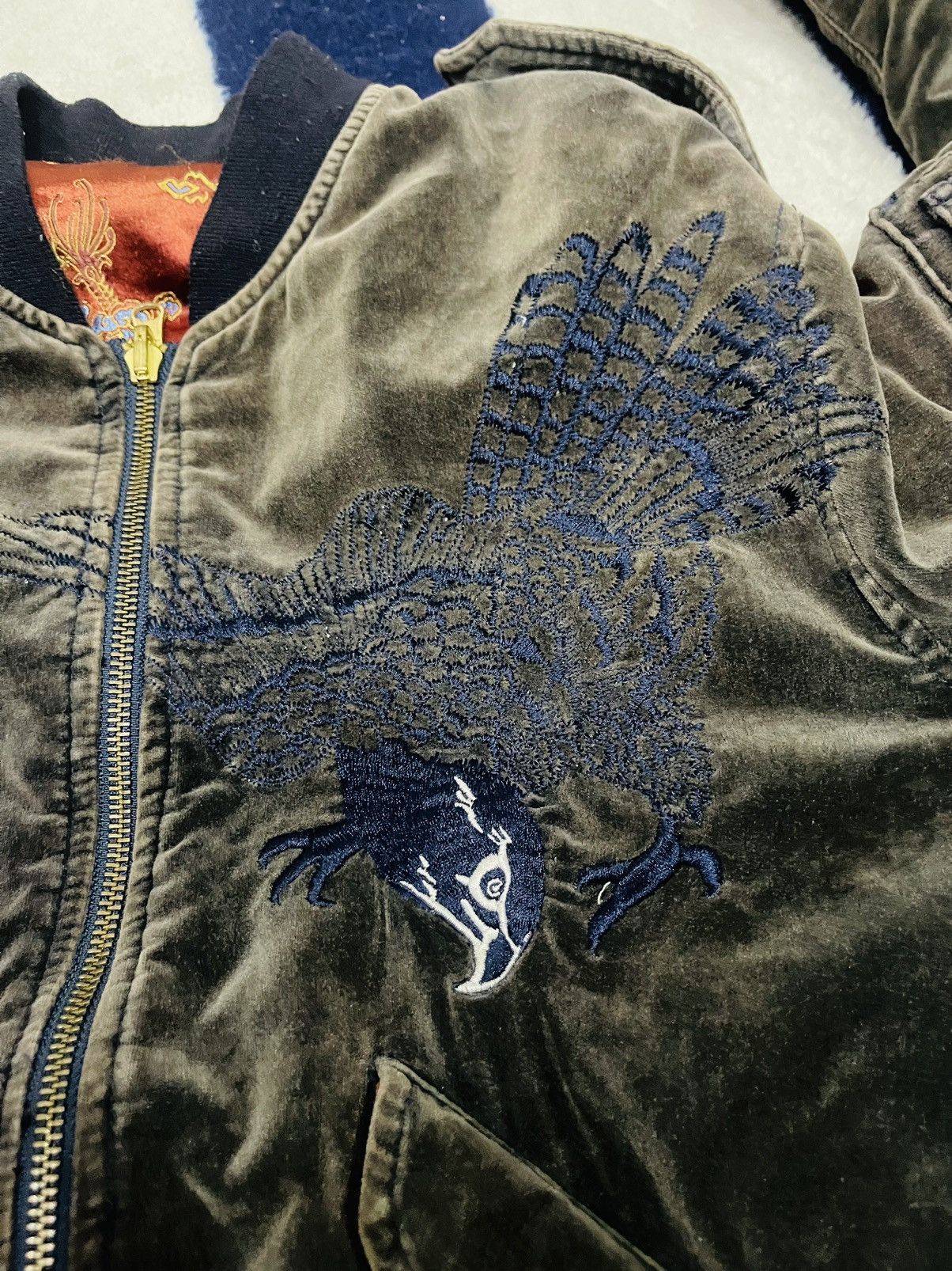 Japanese Brand Sukajan Bomber Jacket (16) Size US M / EU 48-50 / 2 - 11 Thumbnail
