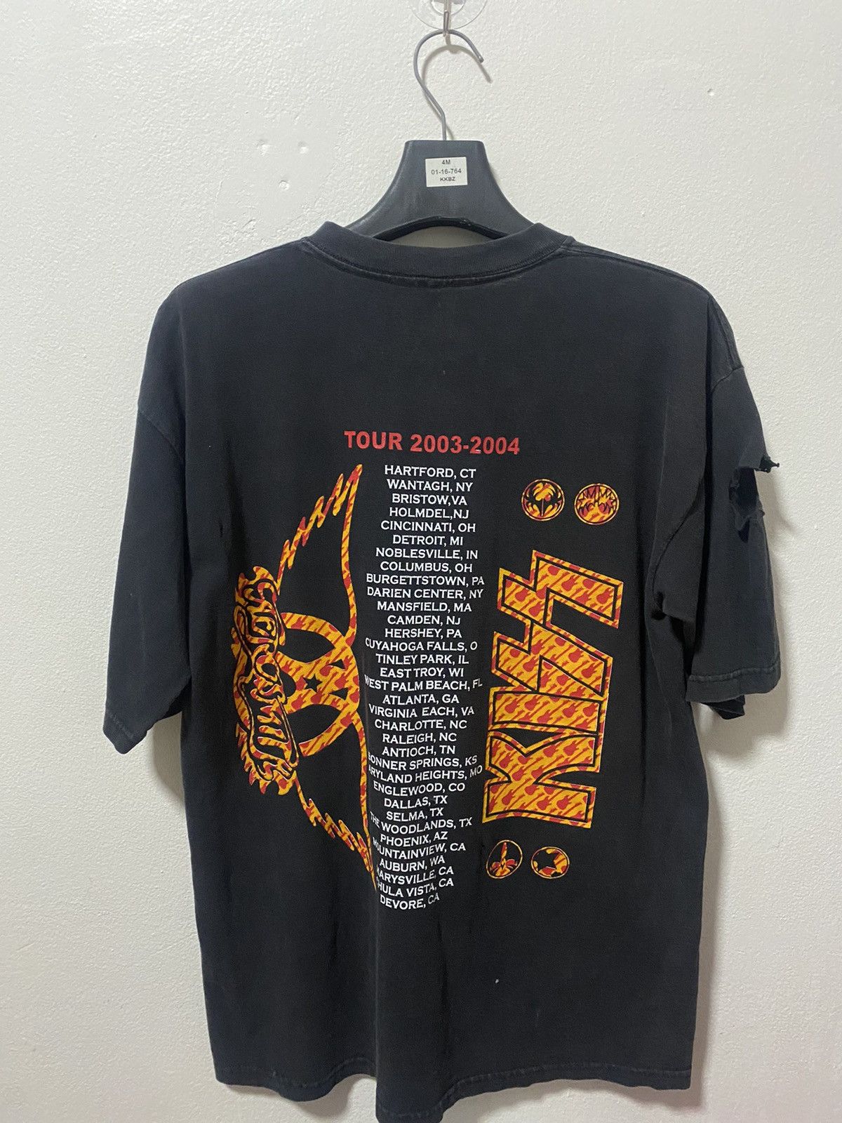 Band Tees Kiss and Aerosmith Tour 2003 Size US L / EU 52-54 / 3 - 2 Thumbnail