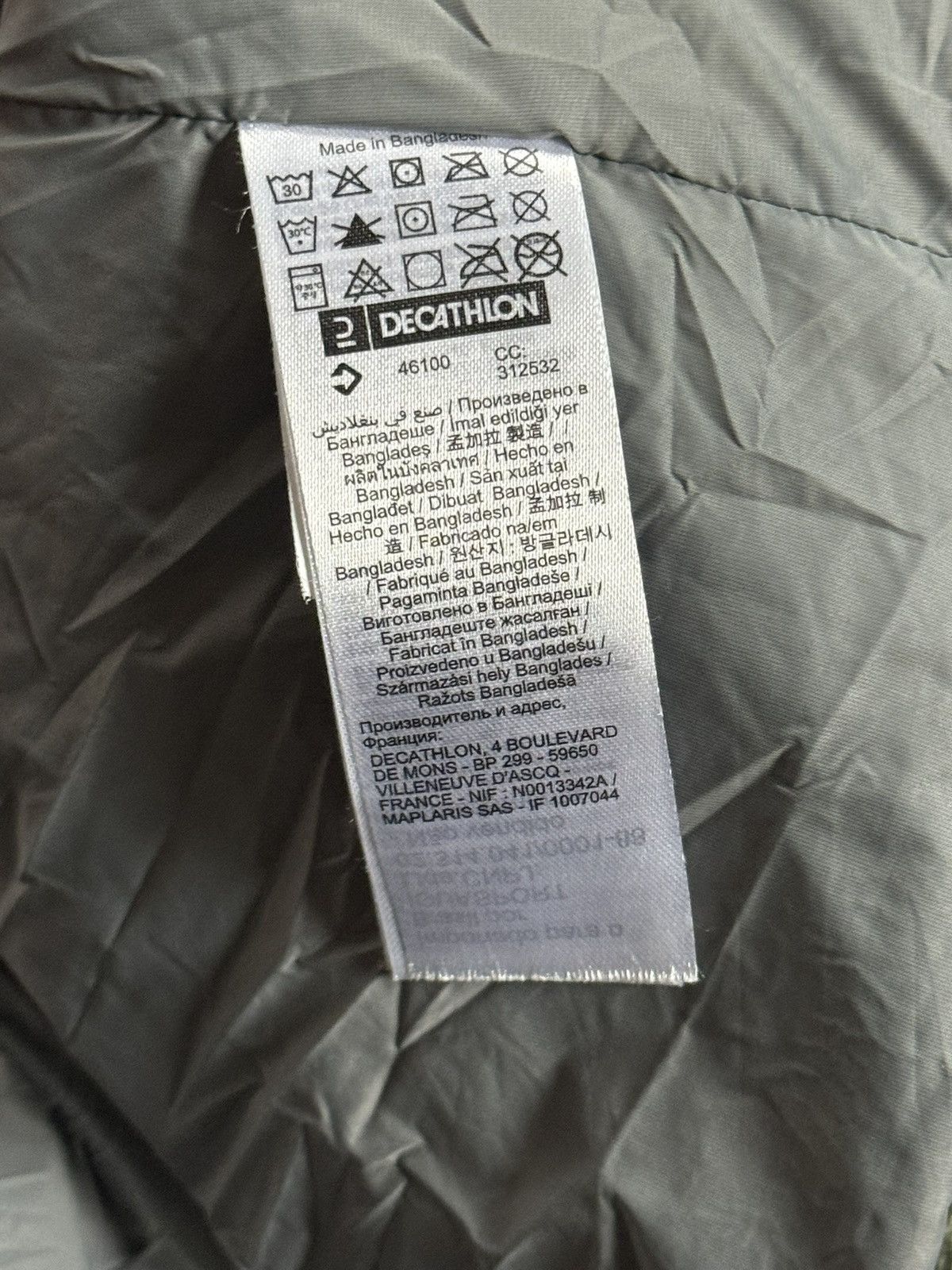 Mammut Decathlon Forclaz L/size wmns jacket padded hooded outdoor Size L / US 10 / IT 46 - 8 Thumbnail