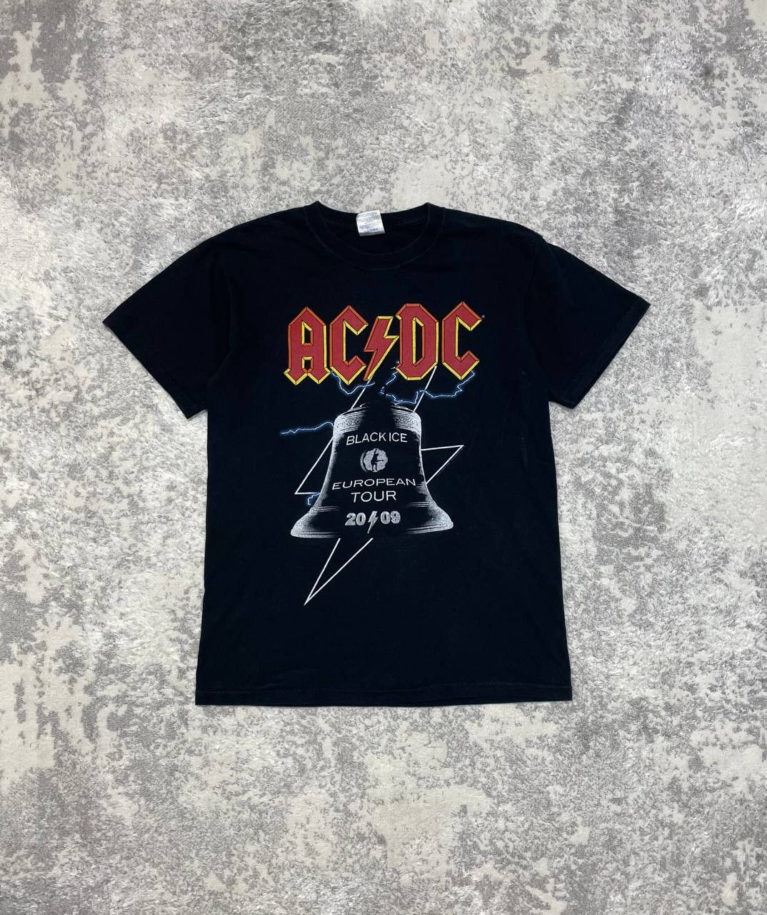 AC/DC Vintage AC/DC 2009 European Tour Black Ice Shirt Concert Size US S / EU 44-46 / 1 - 1 Thumbnail