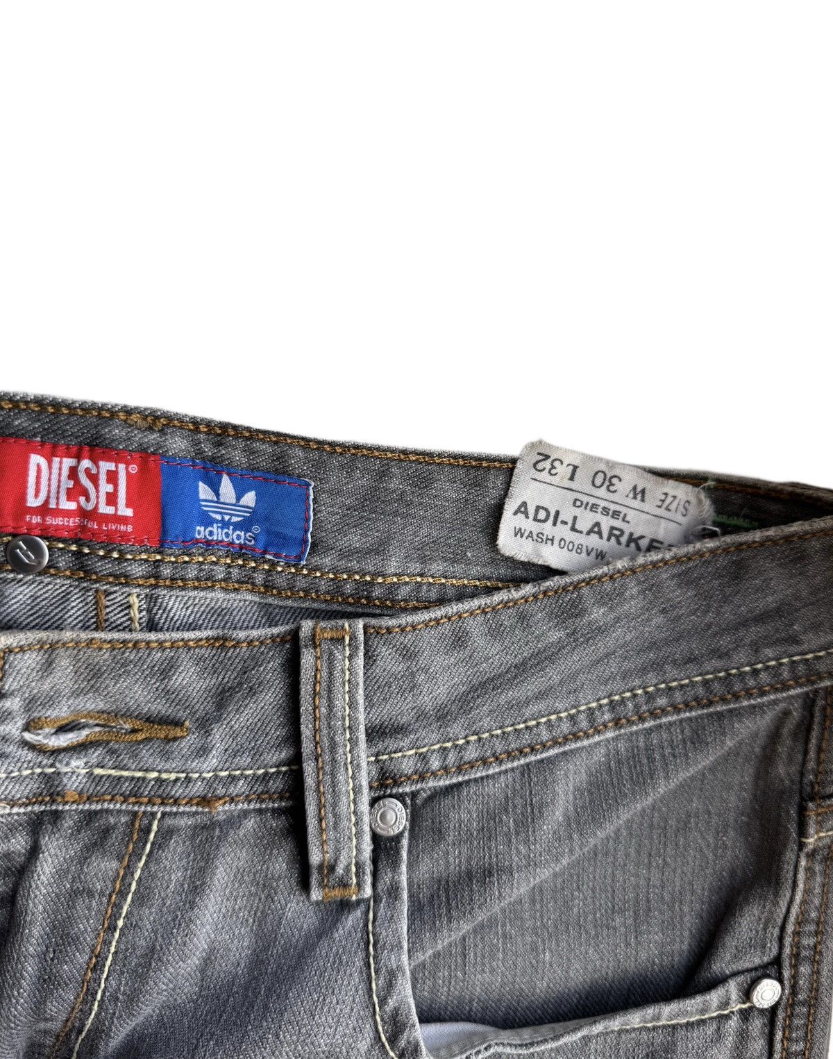 Diesel Diesel x Adidas originals x streetwear jeans Size 28" / US 6 / IT 42 - 3 Thumbnail