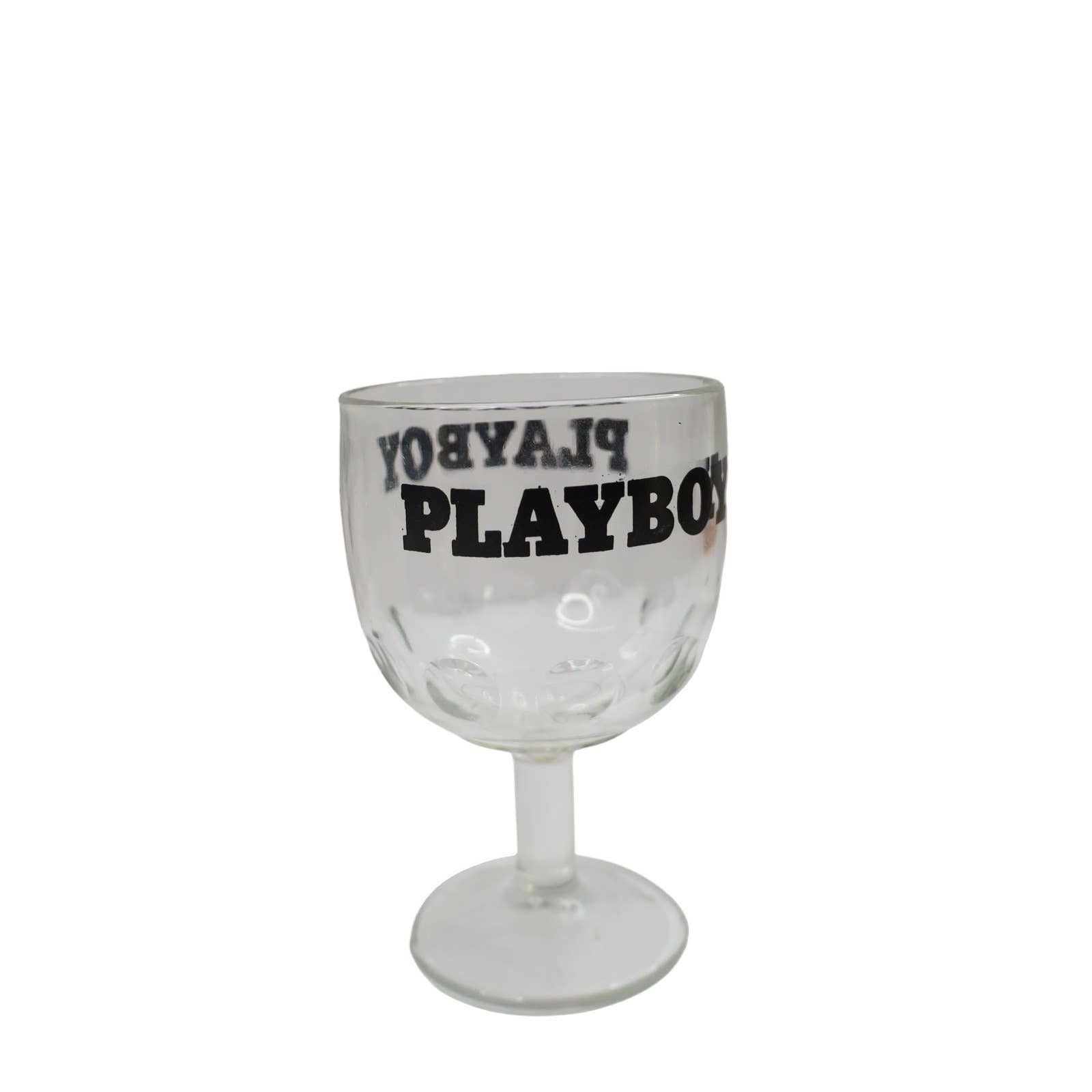 Vintage Vintage Playboy Spellout Glass Chalice Cup | Grailed