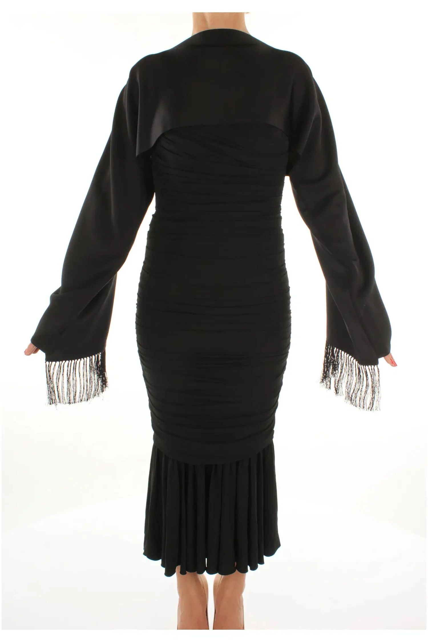 Burberry ob1o1e1024 Size: OS / Silk Capes in Black Size ONE SIZE - 2 Thumbnail