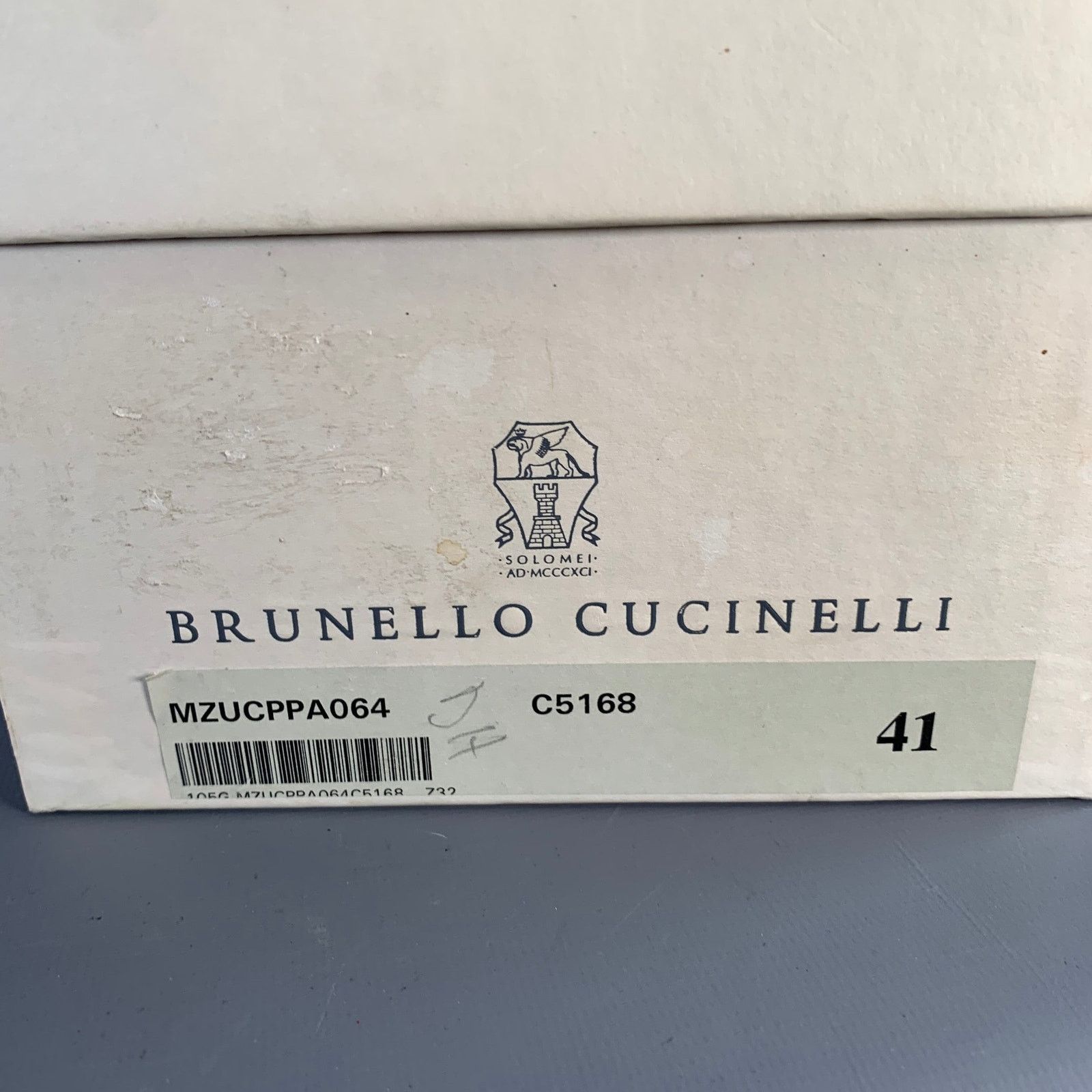 Brunello Cucinelli Size 8 Black Leather Cap Toe Derby Lace-Up Shoes Size US 8 / EU 41 - 10 Thumbnail