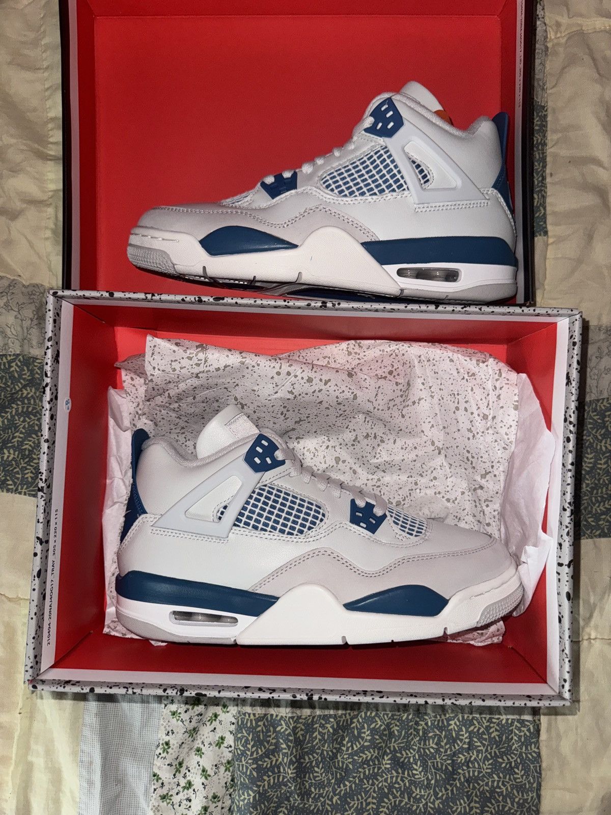 Jordan Brand Air Jordan 4 Retro Military Blue Size US 7 / EU 40 - 2 Thumbnail
