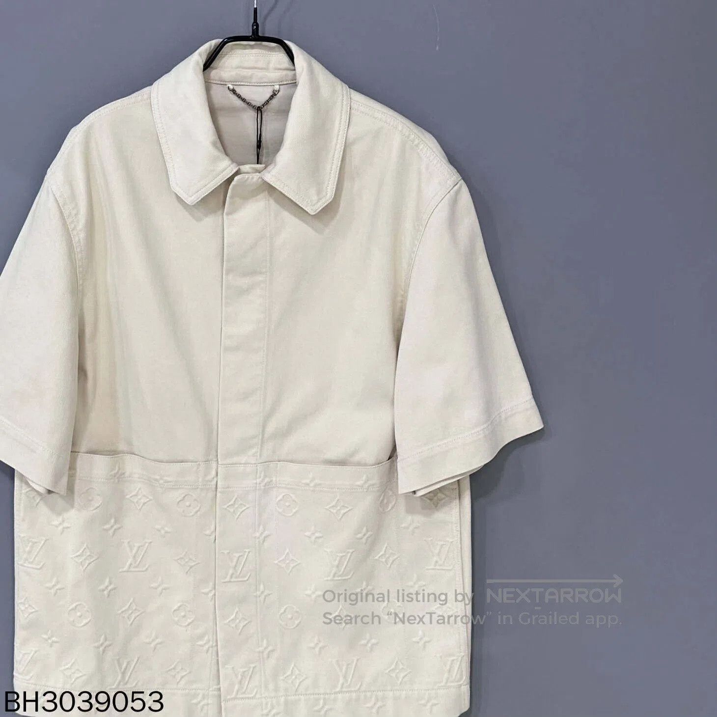 Louis Vuitton embossed logo denim shirt jacket by Louis Vuitton. Size US XS / EU 42 / 0 - 4 Thumbnail