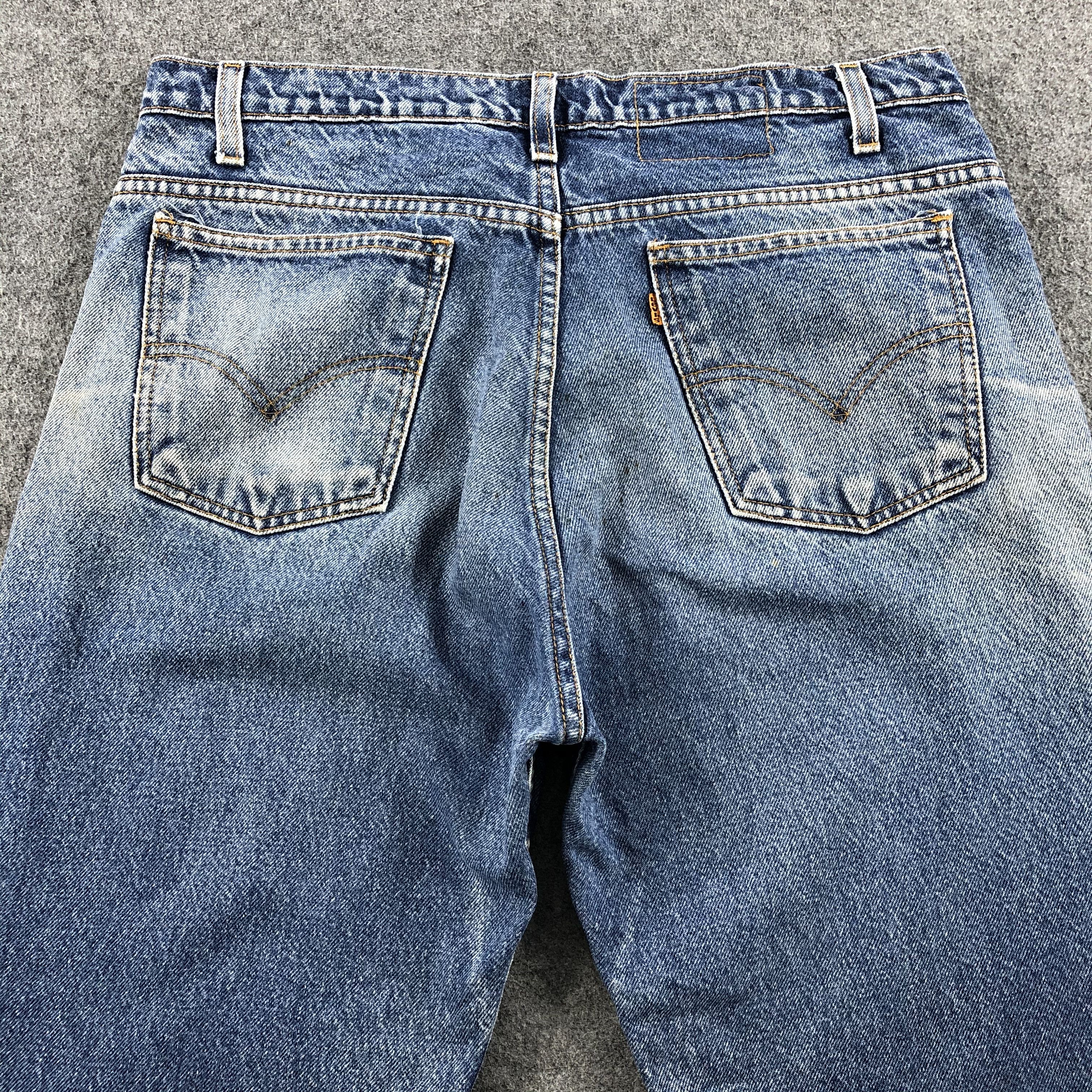 Levi's × Vintage 90s Vintage Levis 505 Orange Tab Jeans-JM1773 Size US 35 - 4 Thumbnail