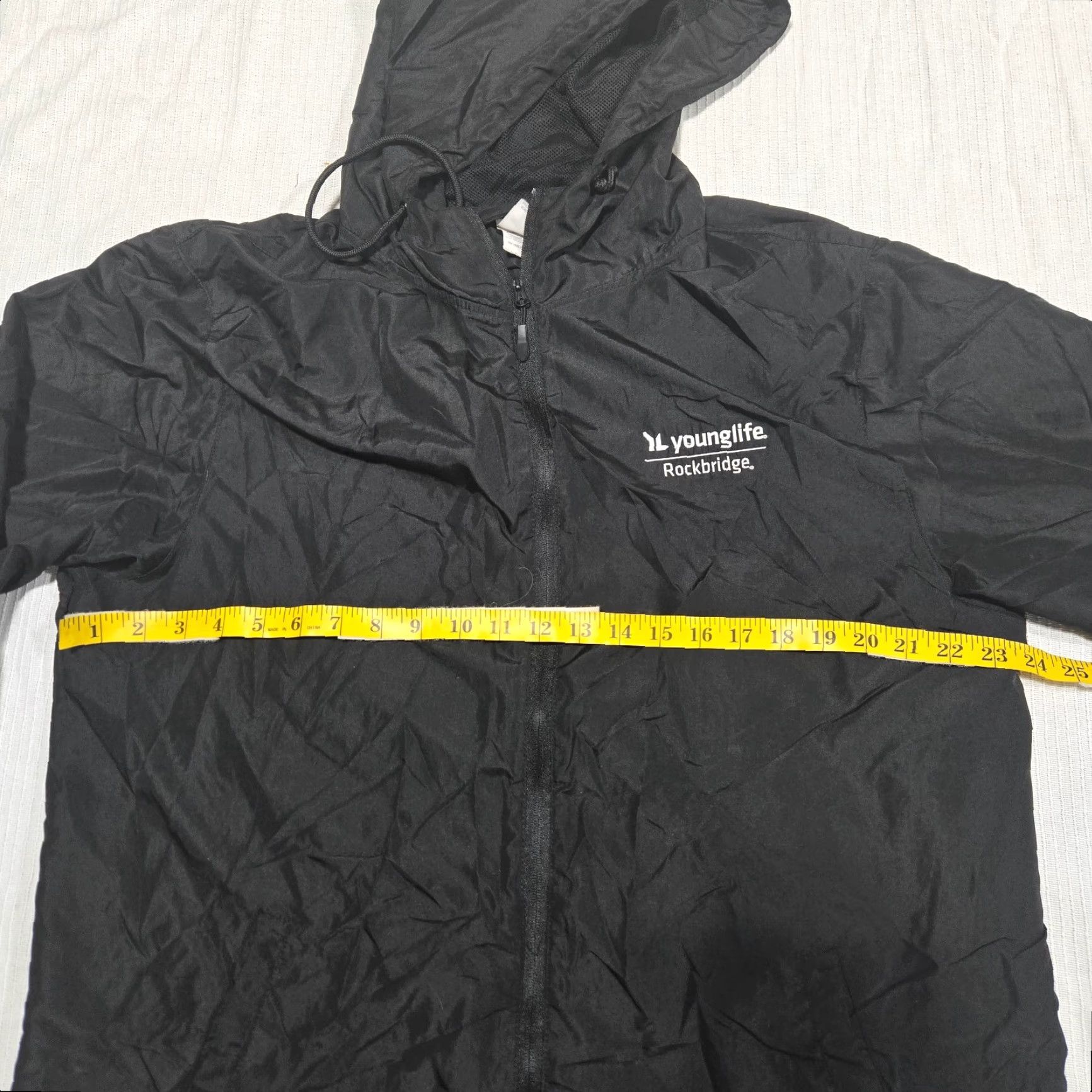 Vintage Independent Trading Company Coat Jacket Men XL Black Rain Coat Hooded Mid-Length Zip Full Zip Casual Outdoor Weather Coat Size US XL / EU 56 / 4 - 5 Thumbnail